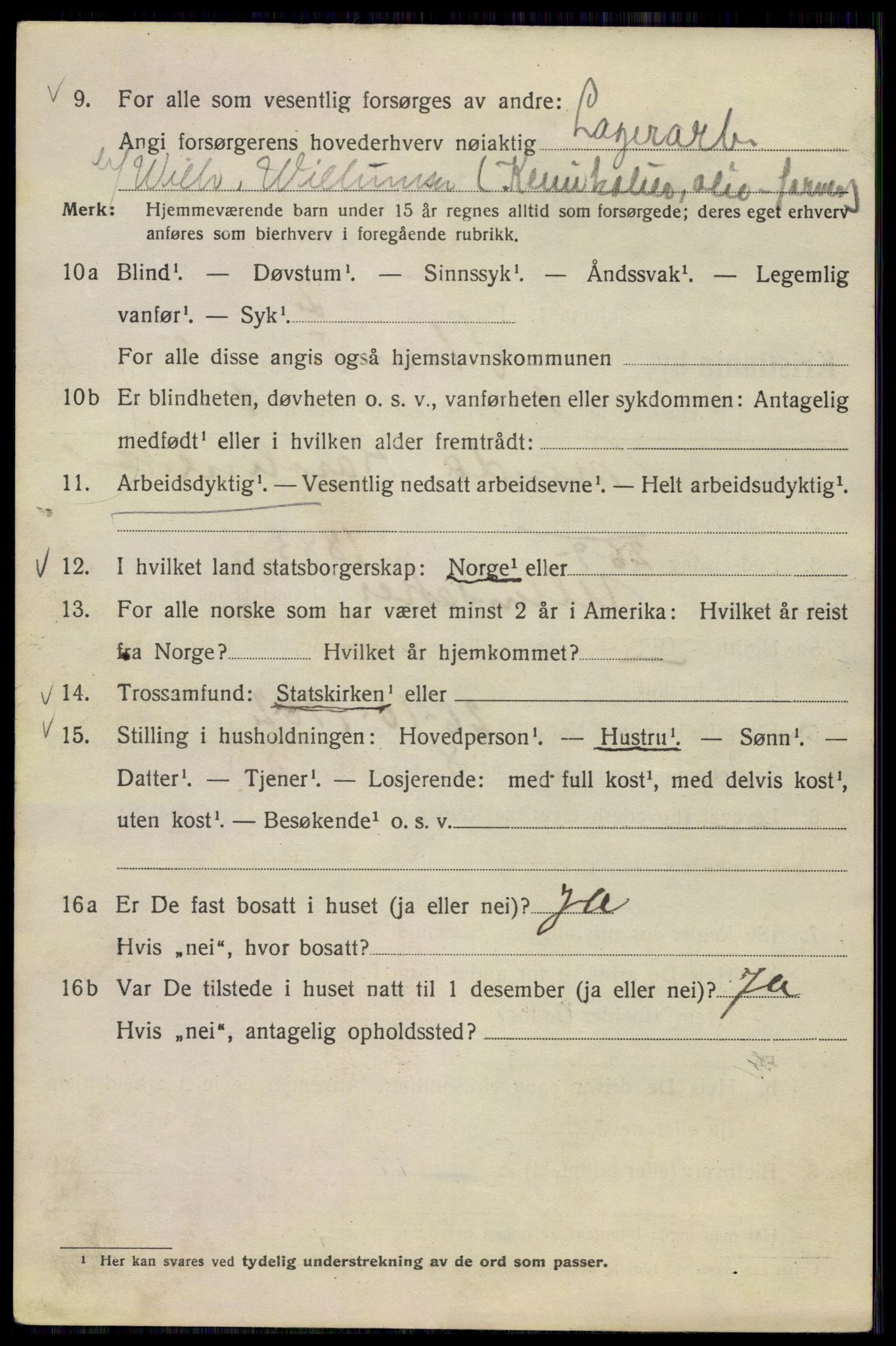 SAO, 1920 census for Kristiania, 1920, p. 550836