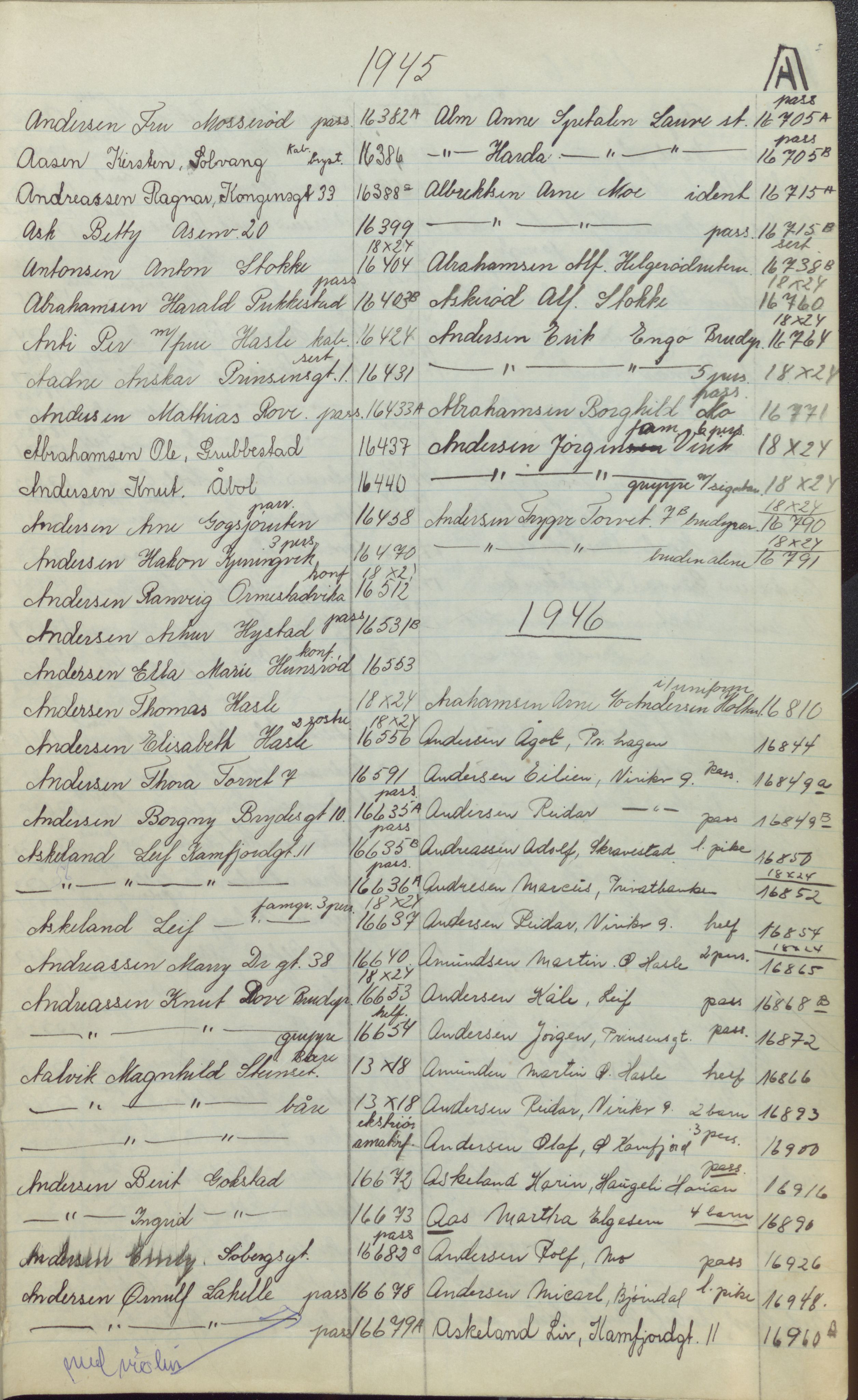 Pa 1494 - Jørgensen, Antonius. Fotograf, VEMU/A-2760/F/Fa, 1927-2004, p. 208