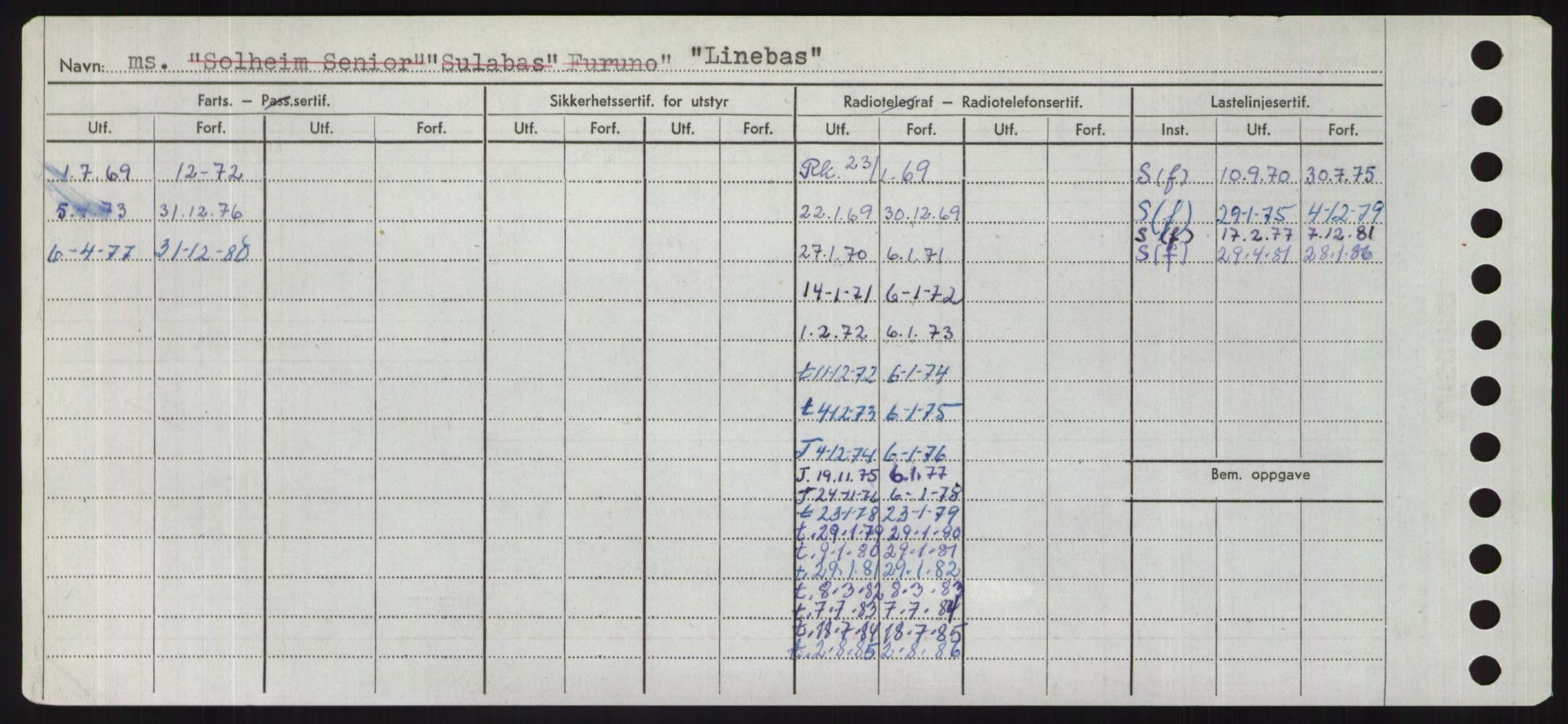 Sjøfartsdirektoratet med forløpere, Skipsmålingen, AV/RA-S-1627/H/Hd/L0023: Fartøy, Lia-Løv, p. 164