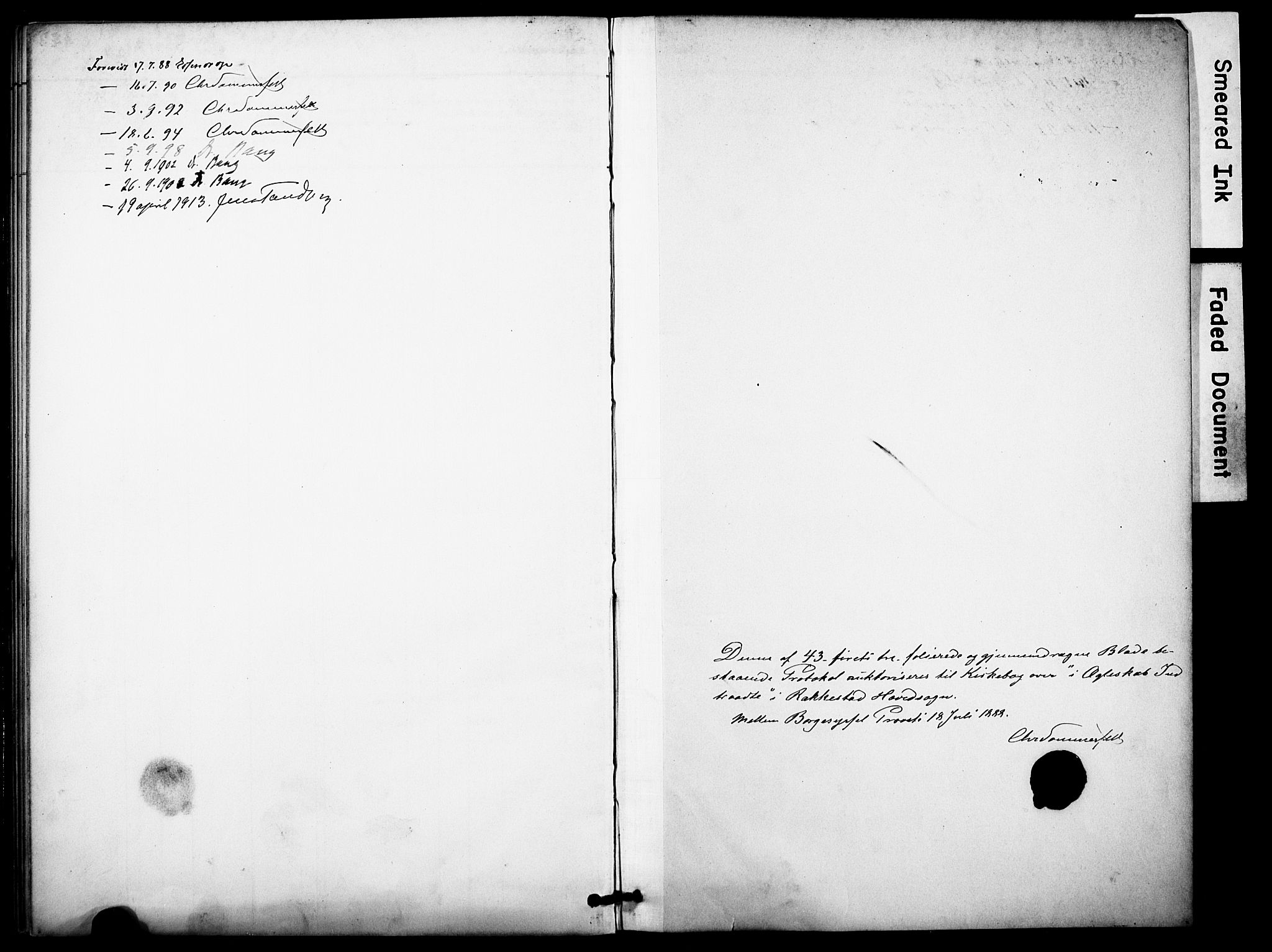 Rakkestad prestekontor Kirkebøker, SAO/A-2008/F/Fa/L0014: Parish register (official) no. I 14, 1887-1908