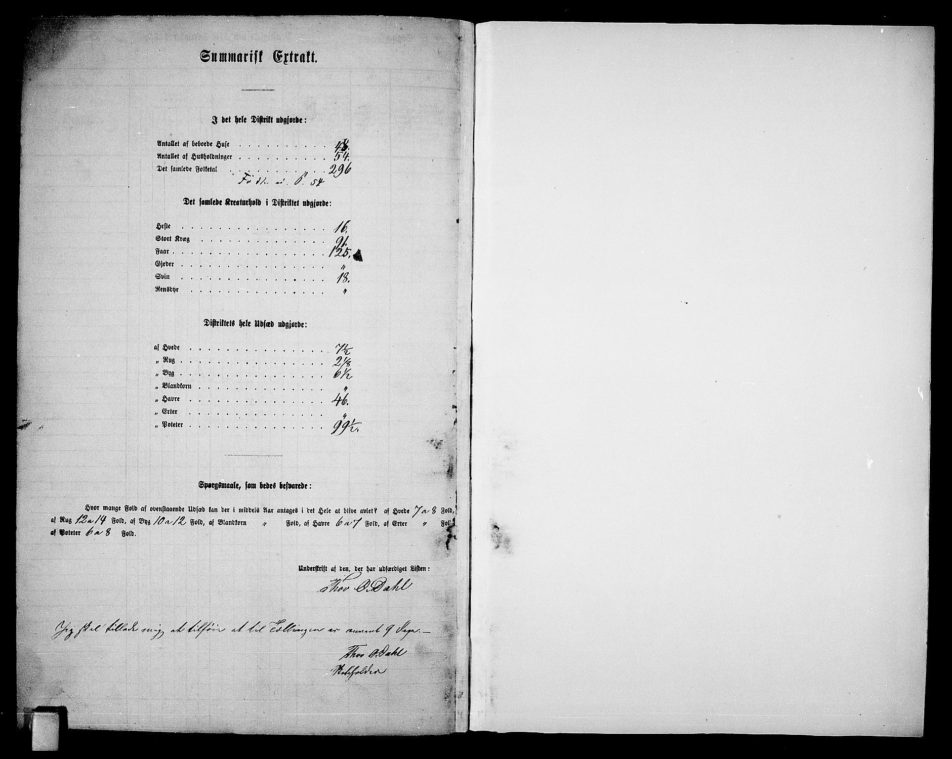 RA, 1865 census for Solum, 1865, p. 216