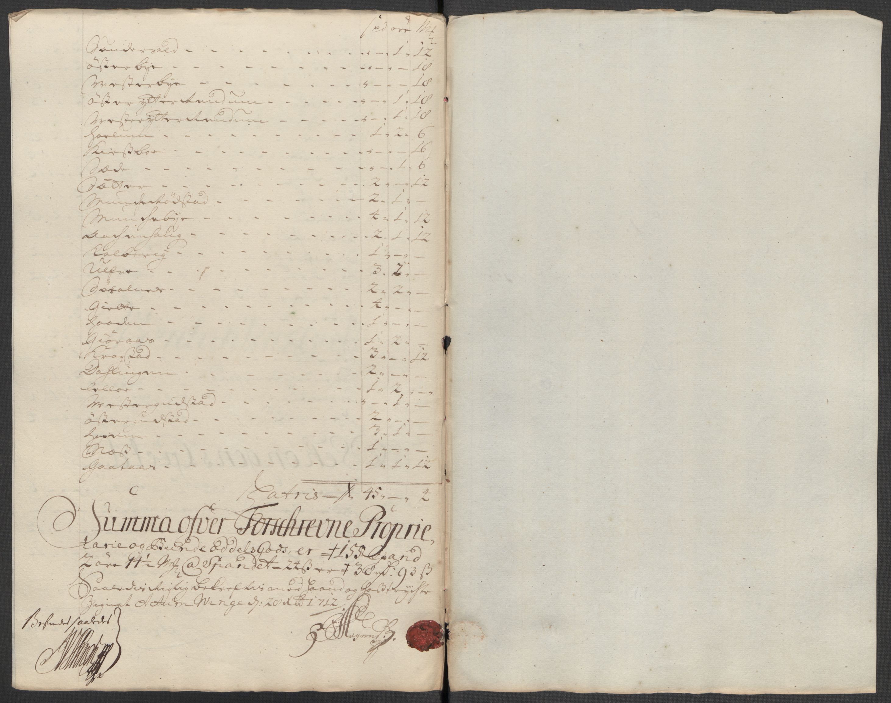 Rentekammeret inntil 1814, Reviderte regnskaper, Fogderegnskap, RA/EA-4092/R62/L4202: Fogderegnskap Stjørdal og Verdal, 1712, p. 87