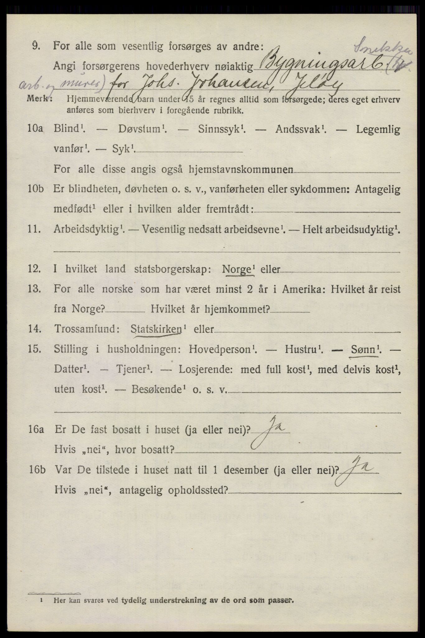 SAO, 1920 census for Moss land district, 1920, p. 3782