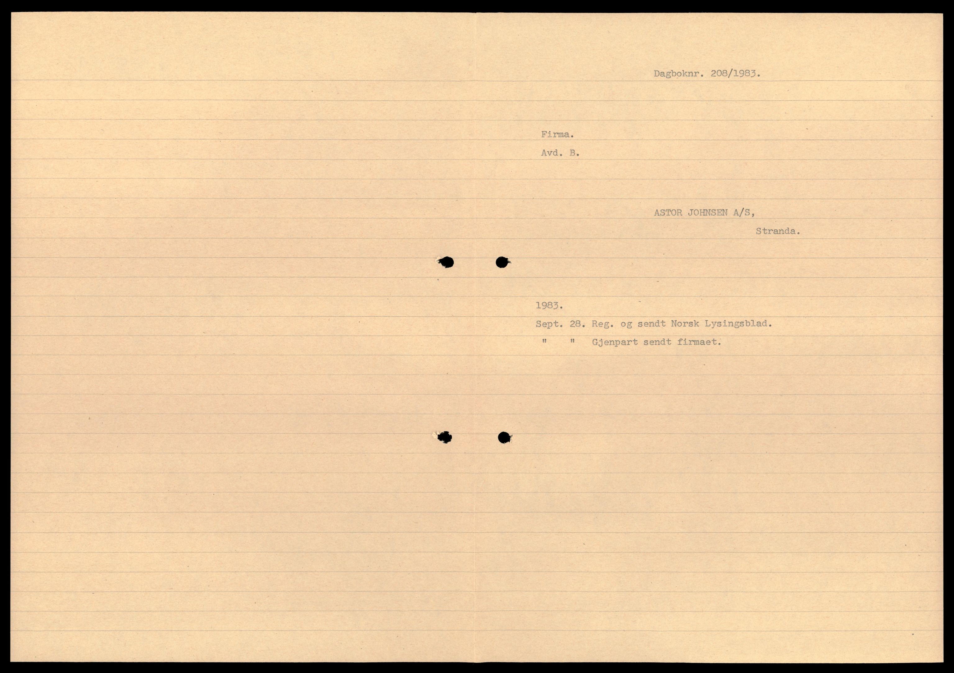 Nordre Sunnmøre sorenskriveri, AV/SAT-A-0006/2/J/Jd/Jde/L0034: Bilag. Aksjeselskap, J-L, 1944-1990, p. 3