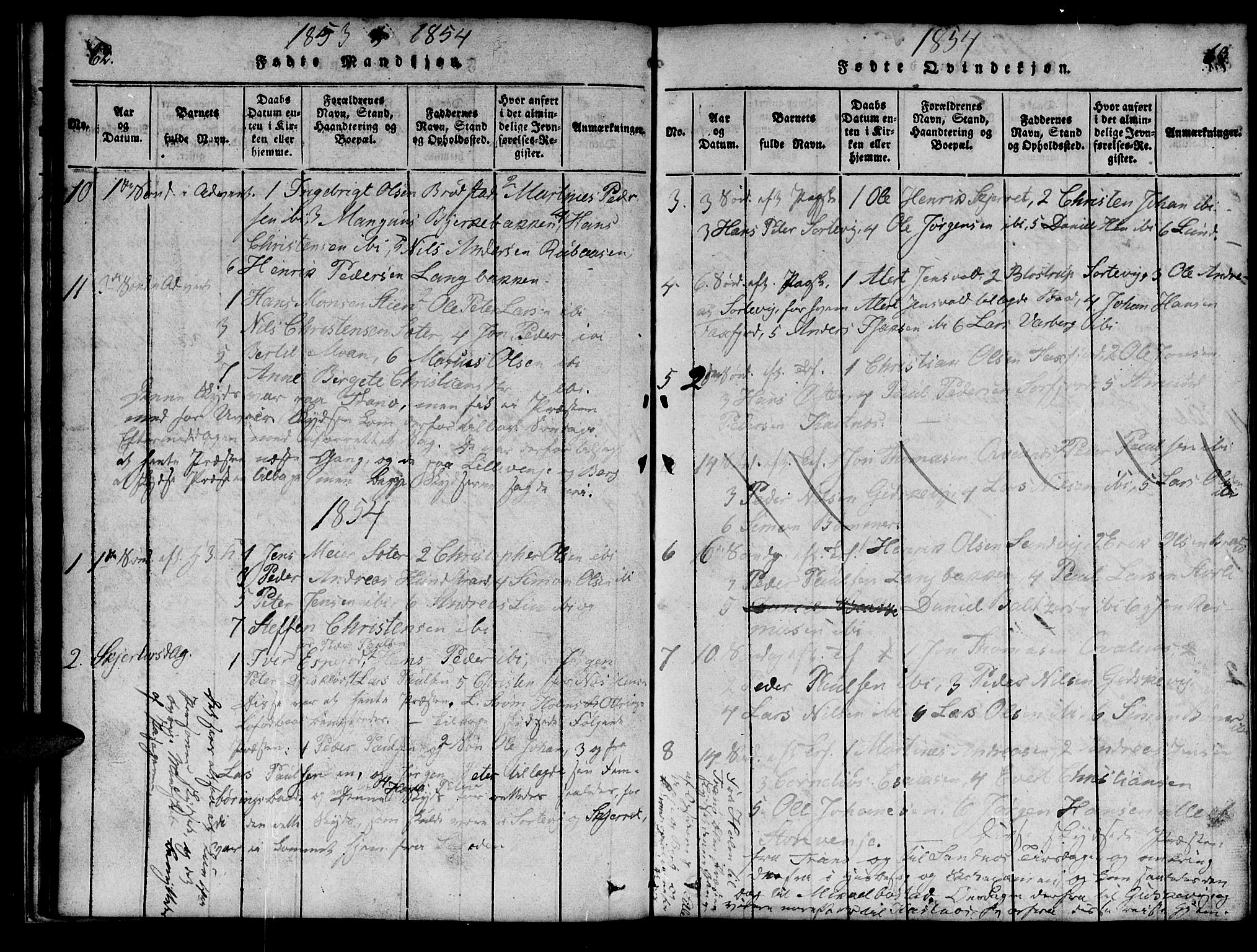 Tranøy sokneprestkontor, SATØ/S-1313/I/Ia/Iab/L0009klokker: Parish register (copy) no. 9, 1829-1834, p. 62-63