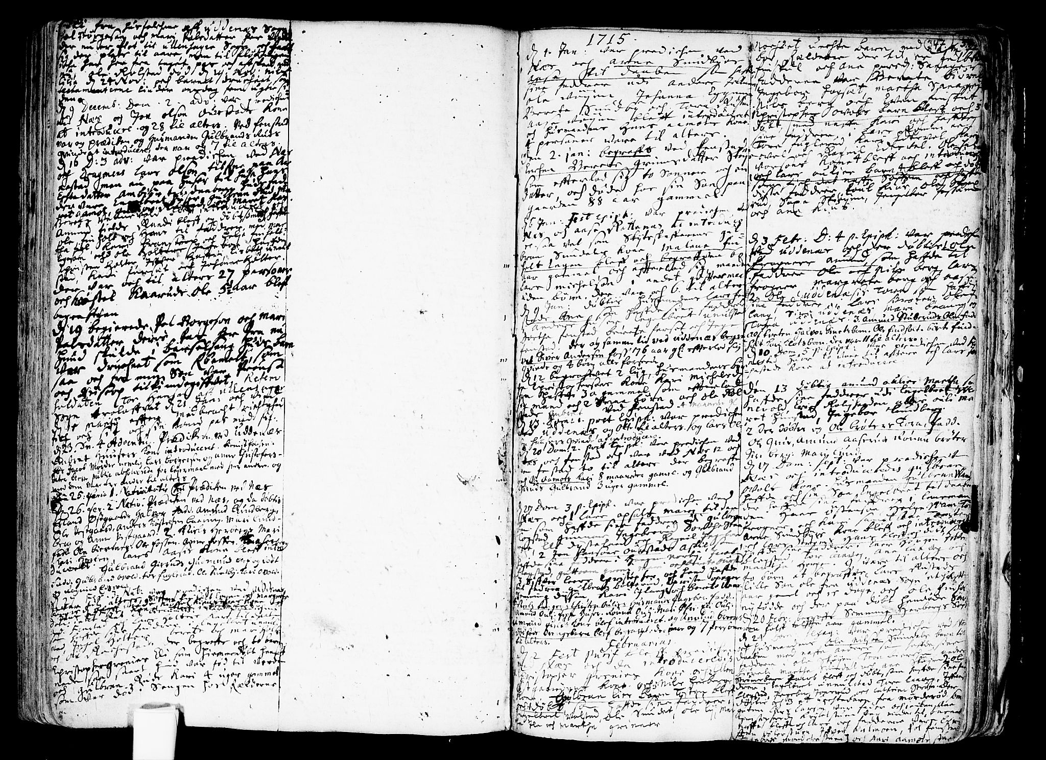Nes prestekontor Kirkebøker, SAO/A-10410/F/Fa/L0001: Parish register (official) no. I 1, 1689-1716, p. 346-347