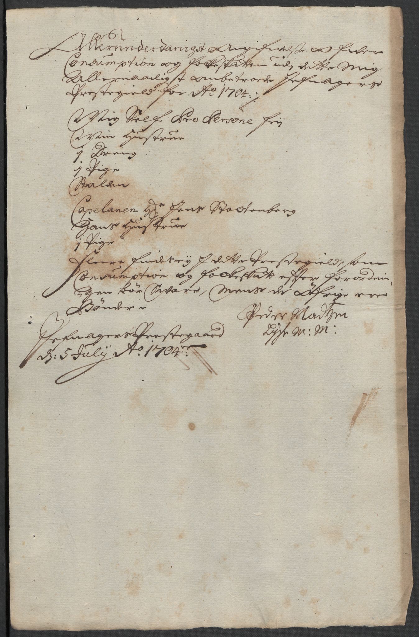 Rentekammeret inntil 1814, Reviderte regnskaper, Fogderegnskap, RA/EA-4092/R18/L1302: Fogderegnskap Hadeland, Toten og Valdres, 1704, p. 351