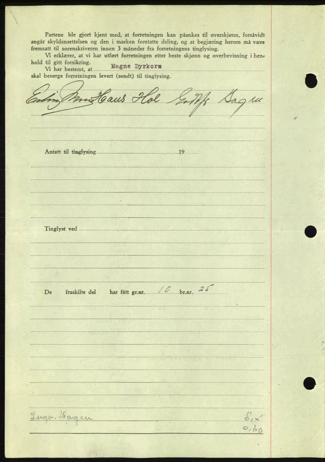 Romsdal sorenskriveri, AV/SAT-A-4149/1/2/2C: Mortgage book no. A17, 1944-1945, Diary no: : 544/1945