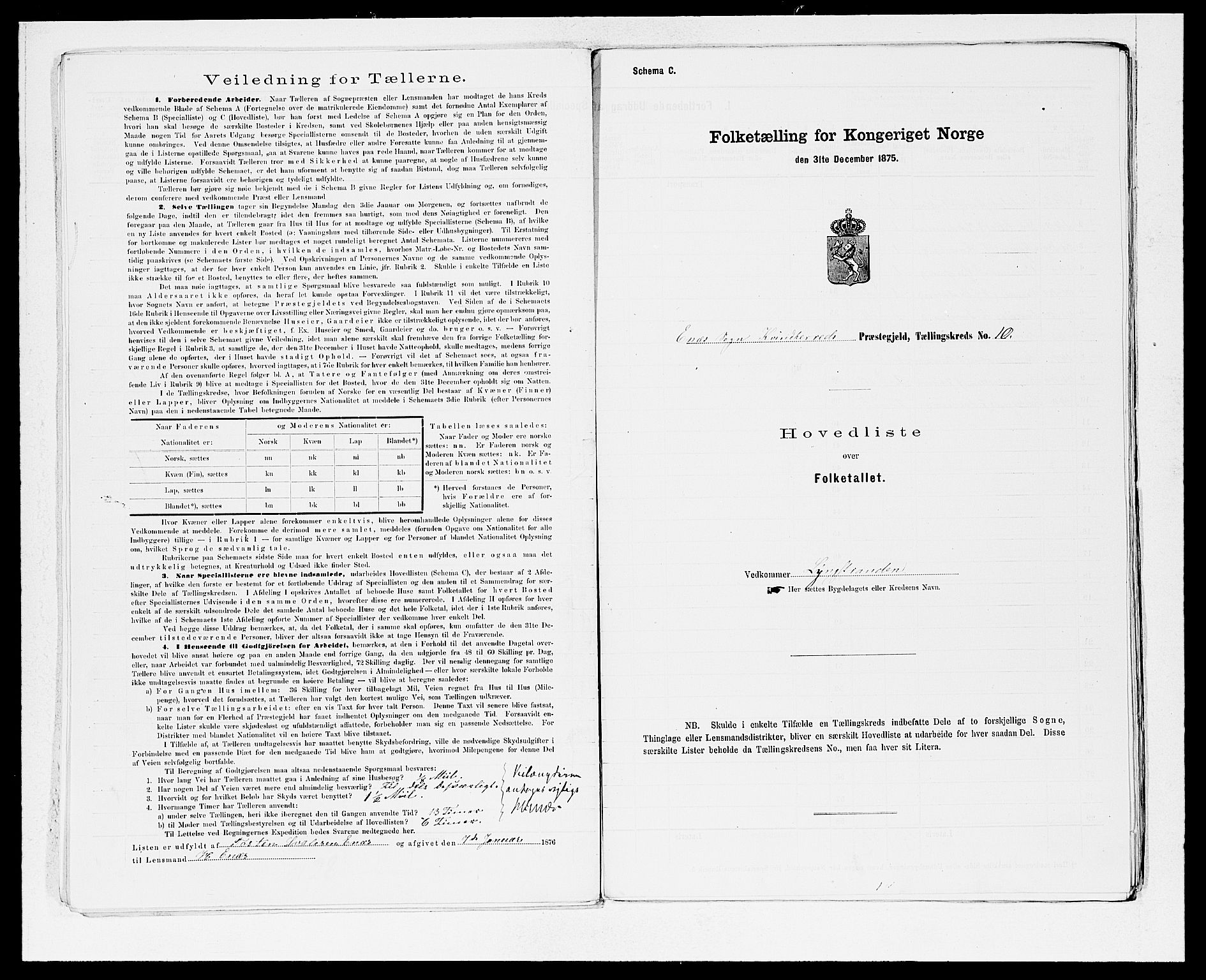 SAB, 1875 census for 1224P Kvinnherad, 1875, p. 20