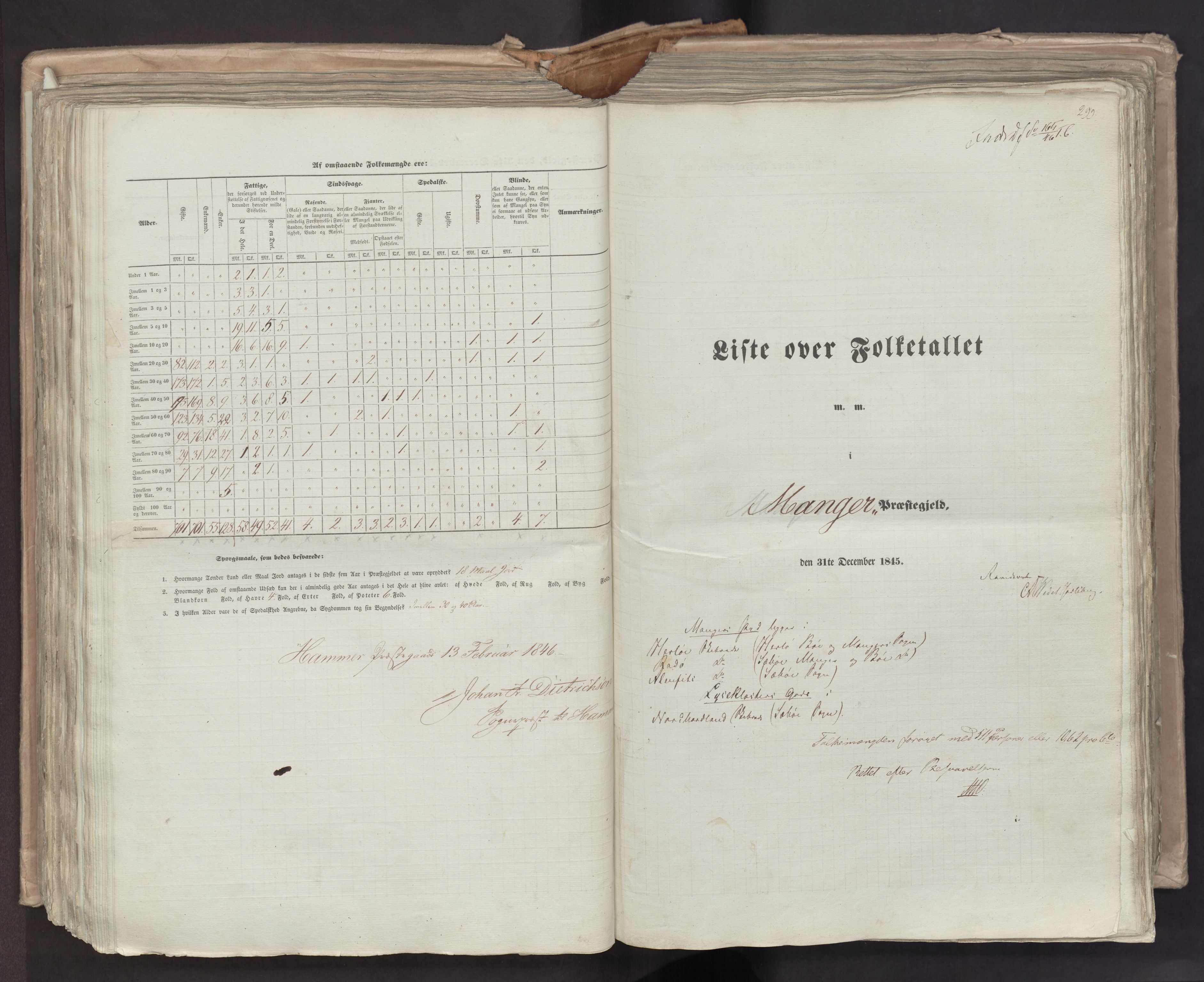 RA, Census 1845, vol. 7: Søndre Bergenhus amt og Nordre Bergenhus amt, 1845, p. 299