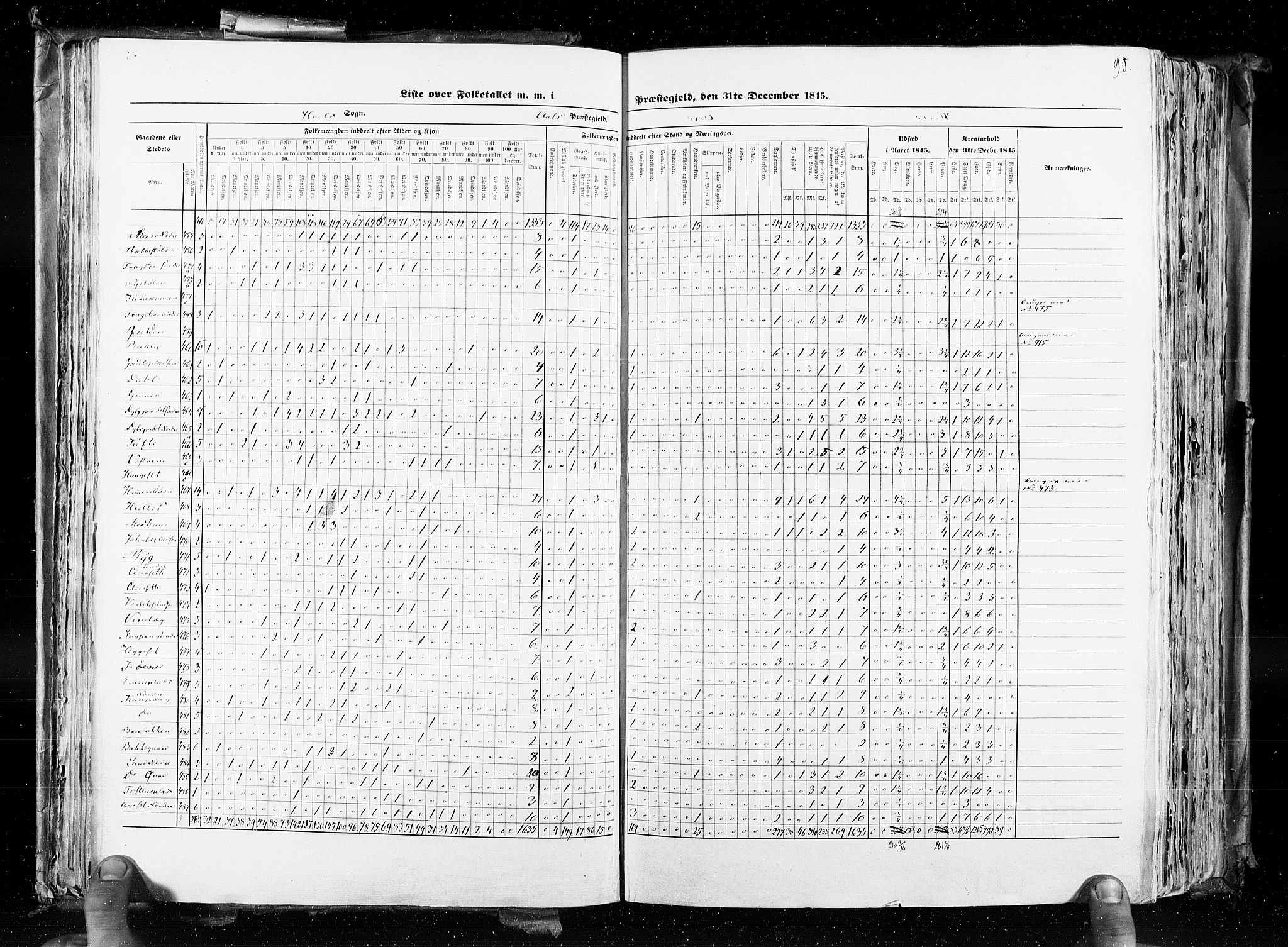 RA, Census 1845, vol. 4: Buskerud amt og Jarlsberg og Larvik amt, 1845, p. 90