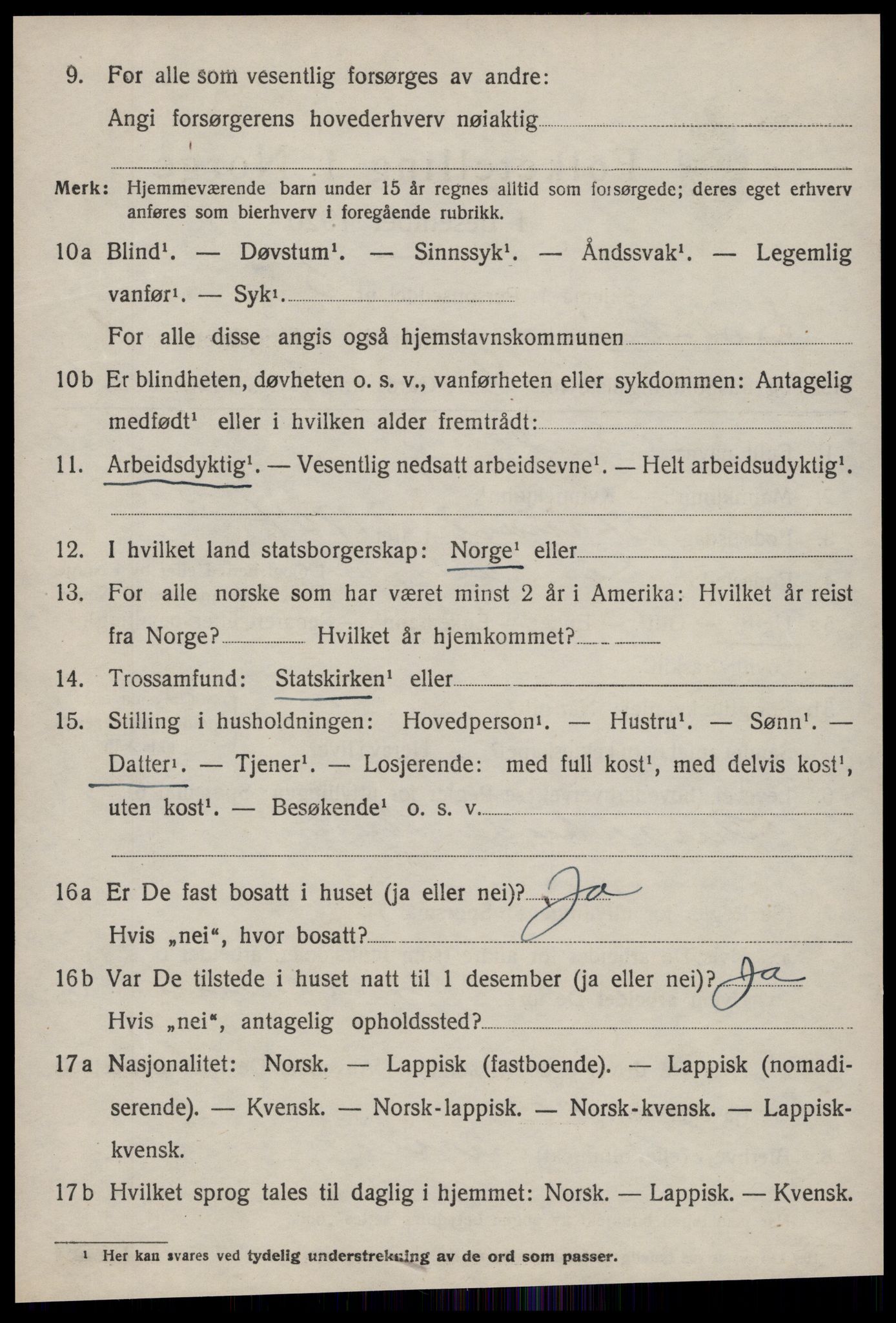 SAT, 1920 census for Sør-Frøya, 1920, p. 830