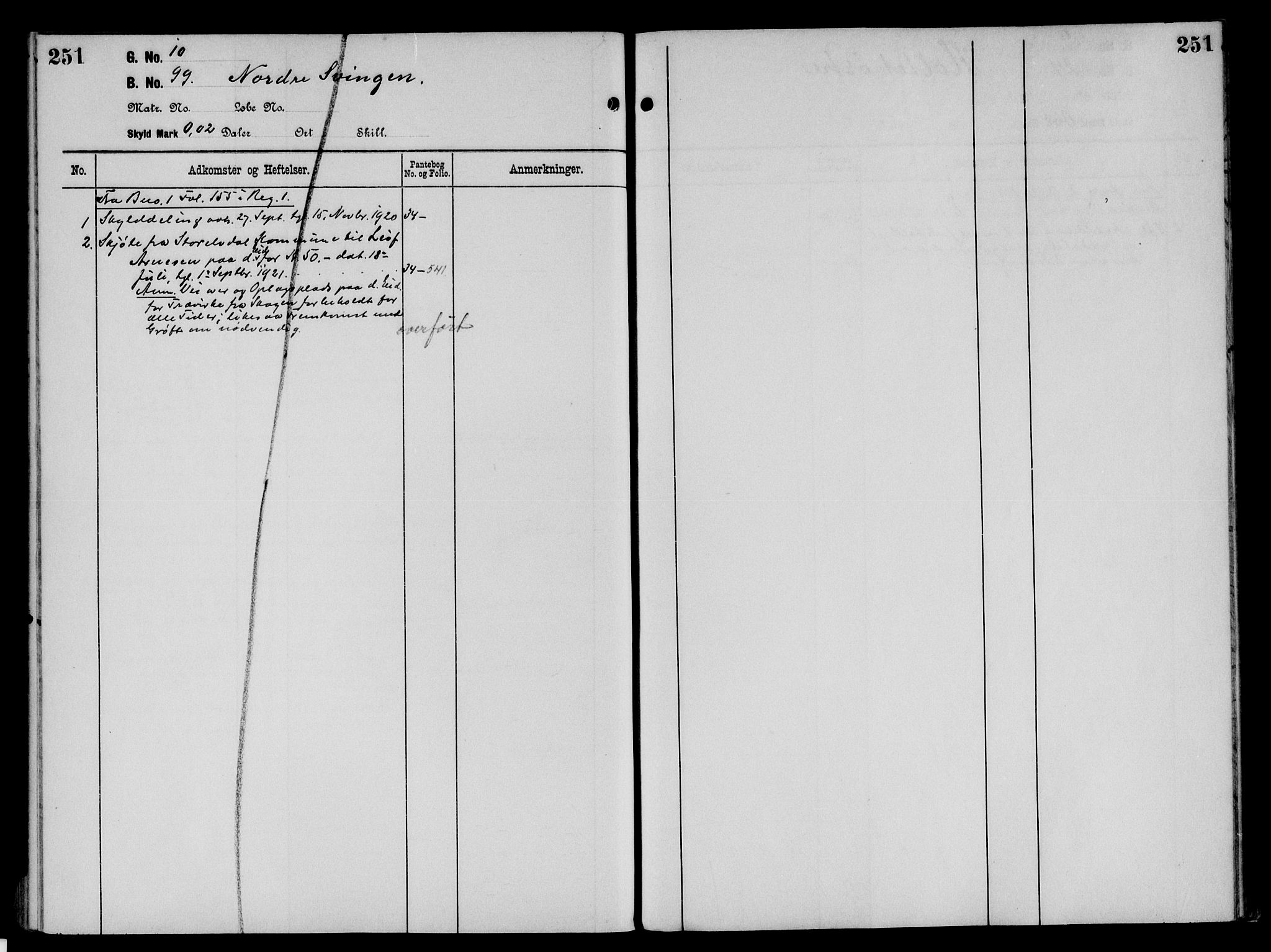 Sør-Østerdal sorenskriveri, AV/SAH-TING-018/H/Ha/Had/L0061: Mortgage register no. 4, 1850-1950, p. 251