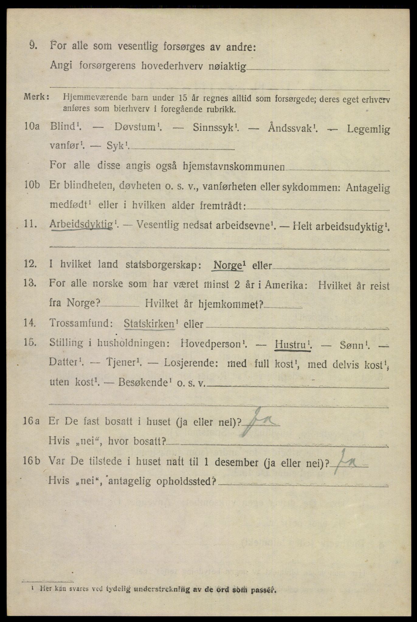 SAKO, 1920 census for Eidanger, 1920, p. 6479