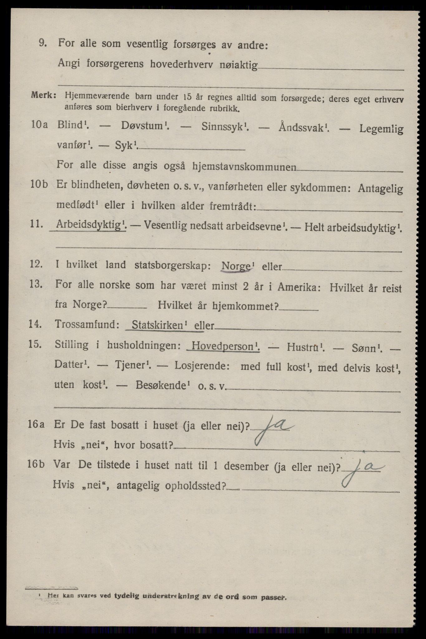 SAKO, 1920 census for Fyresdal, 1920, p. 4154