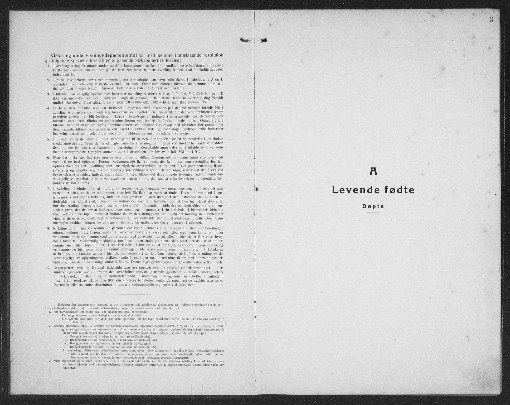 Ministerialprotokoller, klokkerbøker og fødselsregistre - Møre og Romsdal, SAT/A-1454/509/L0113: Parish register (copy) no. 509C03, 1923-1939, p. 3