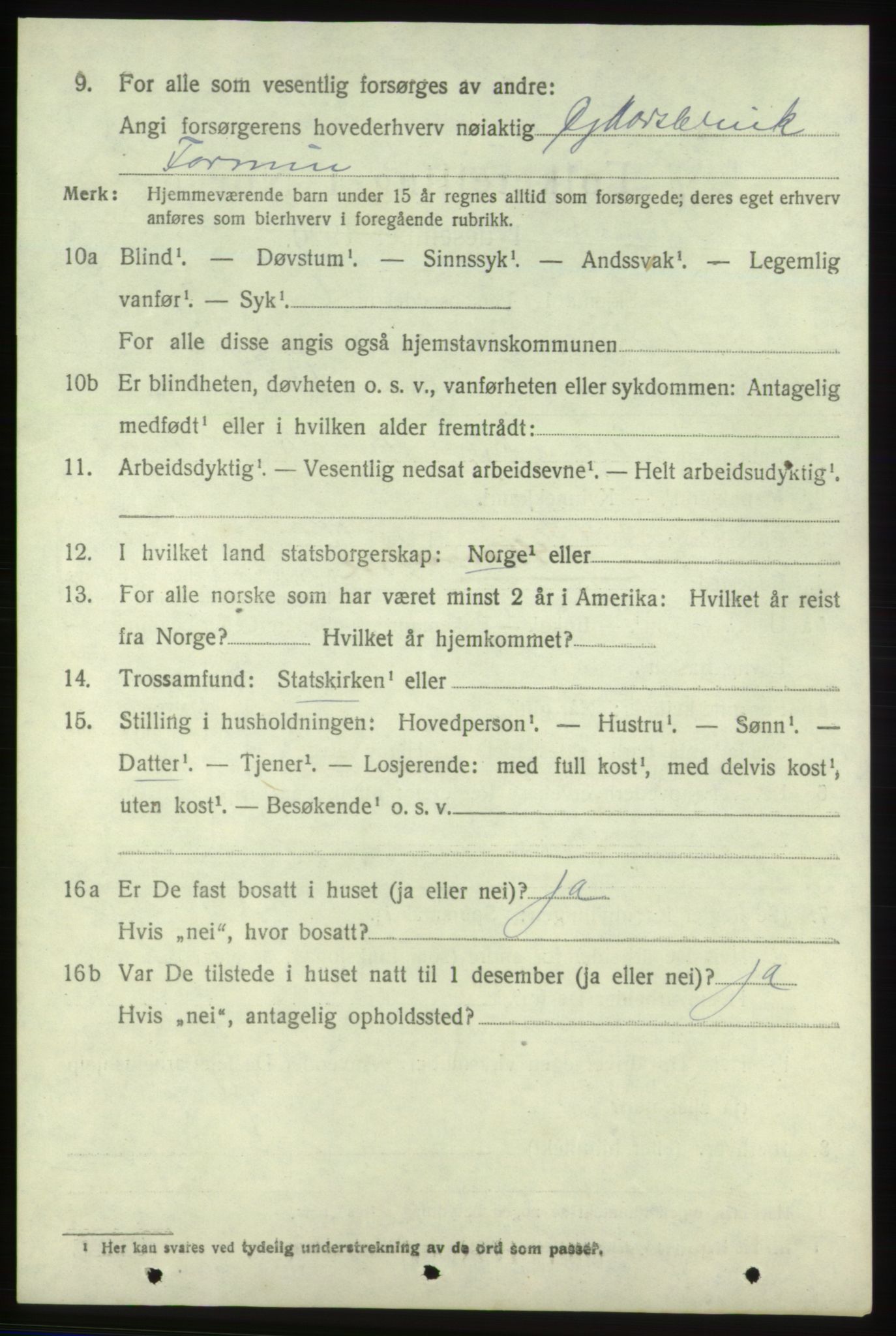 SAB, 1920 census for Skånevik, 1920, p. 5168