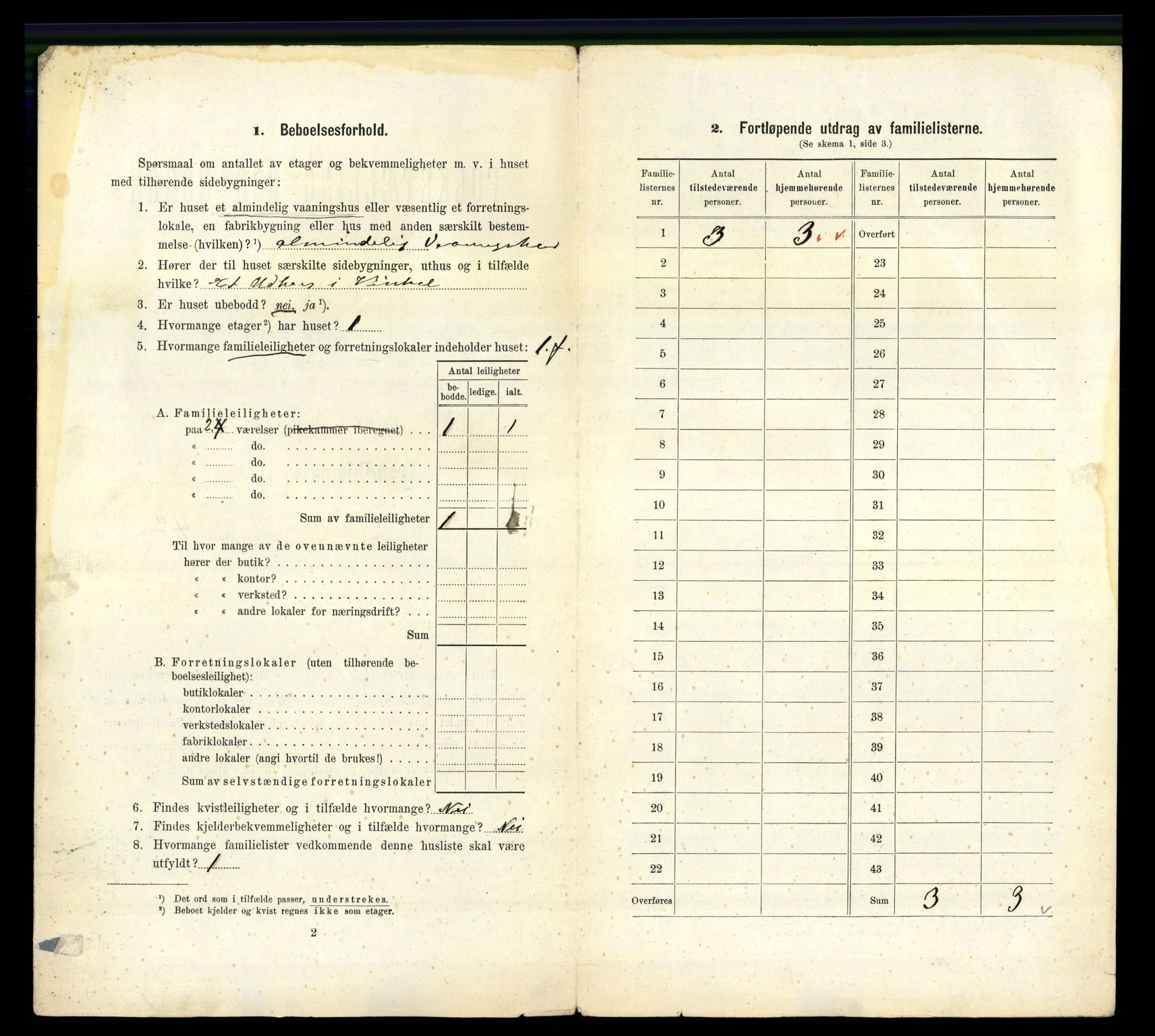 RA, 1910 census for Trondheim, 1910, p. 7116