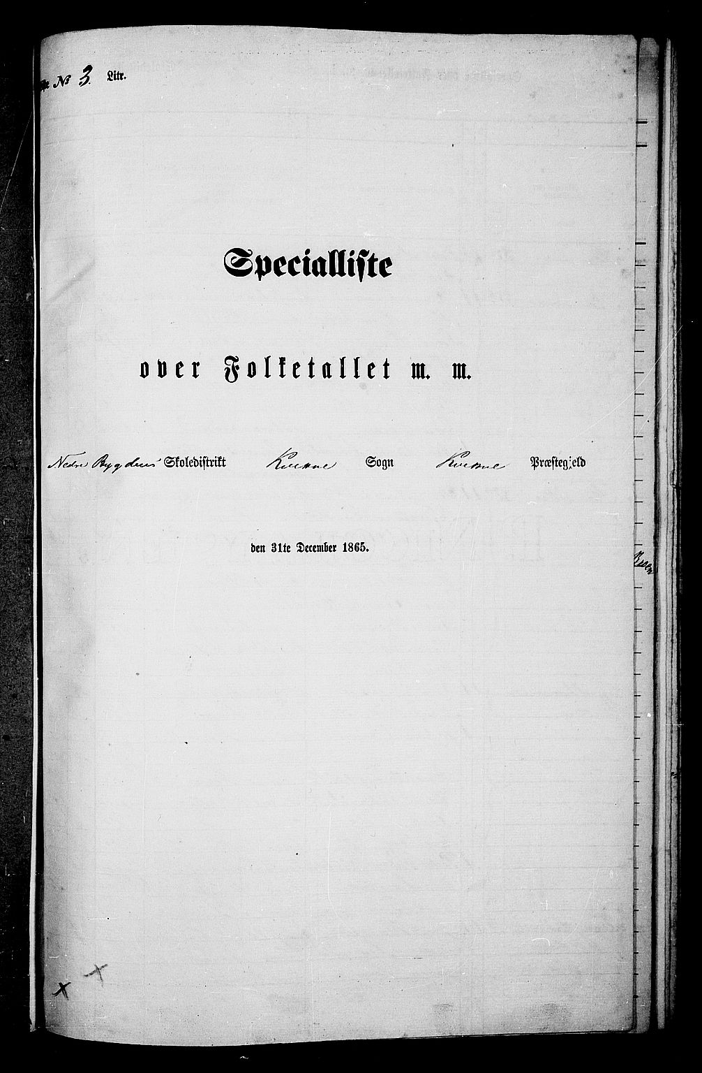 RA, 1865 census for Kvikne, 1865, p. 32