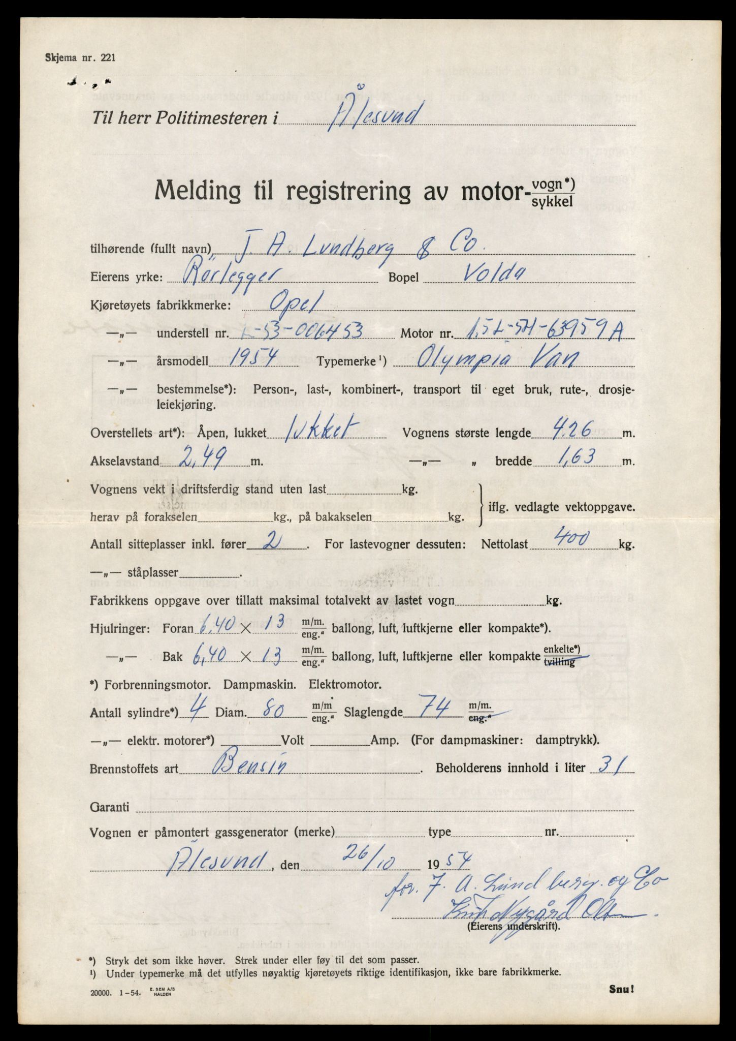 Møre og Romsdal vegkontor - Ålesund trafikkstasjon, AV/SAT-A-4099/F/Fe/L0035: Registreringskort for kjøretøy T 12653 - T 12829, 1927-1998, p. 1484