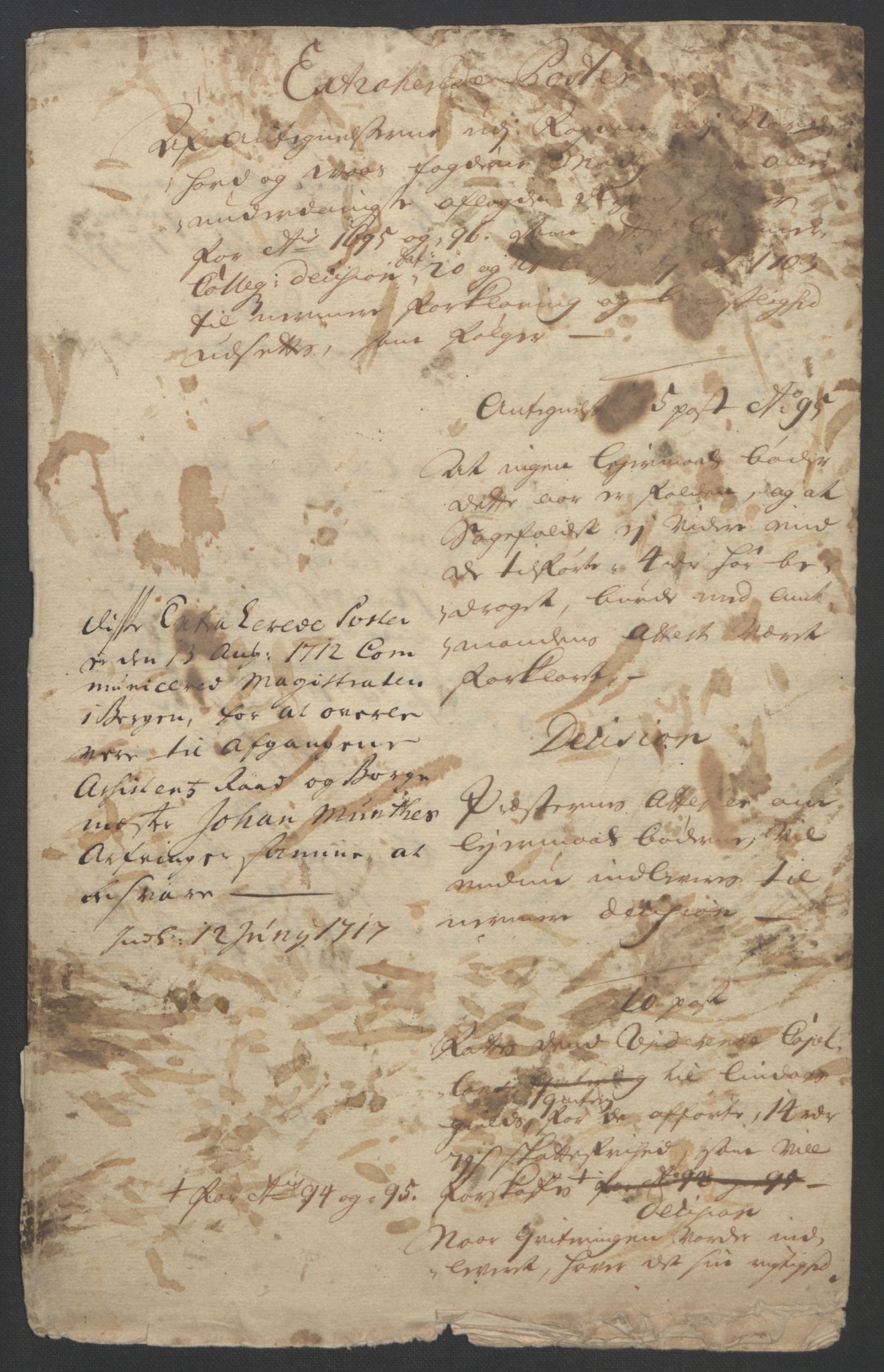 Rentekammeret inntil 1814, Reviderte regnskaper, Fogderegnskap, RA/EA-4092/R51/L3183: Fogderegnskap Nordhordland og Voss, 1695-1697, p. 289