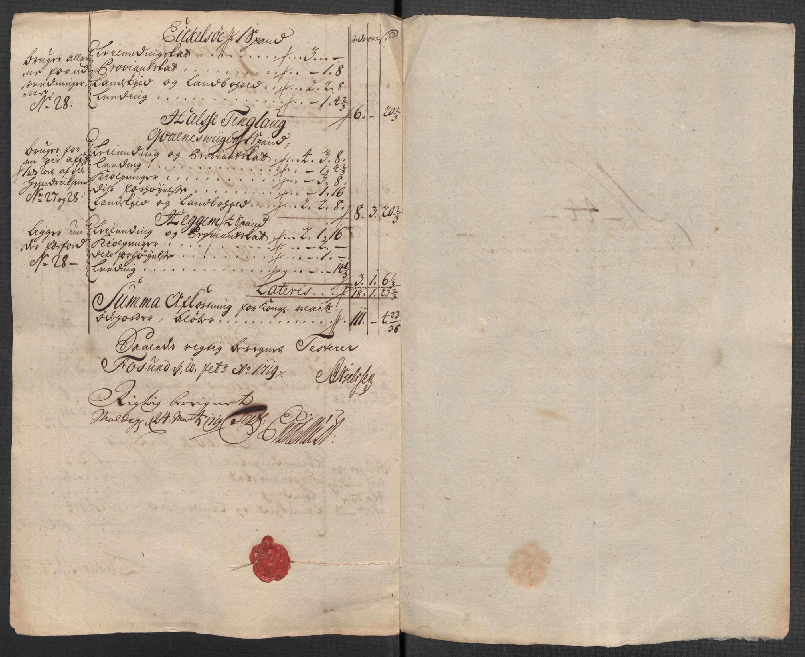 Rentekammeret inntil 1814, Reviderte regnskaper, Fogderegnskap, RA/EA-4092/R56/L3751: Fogderegnskap Nordmøre, 1718, p. 251