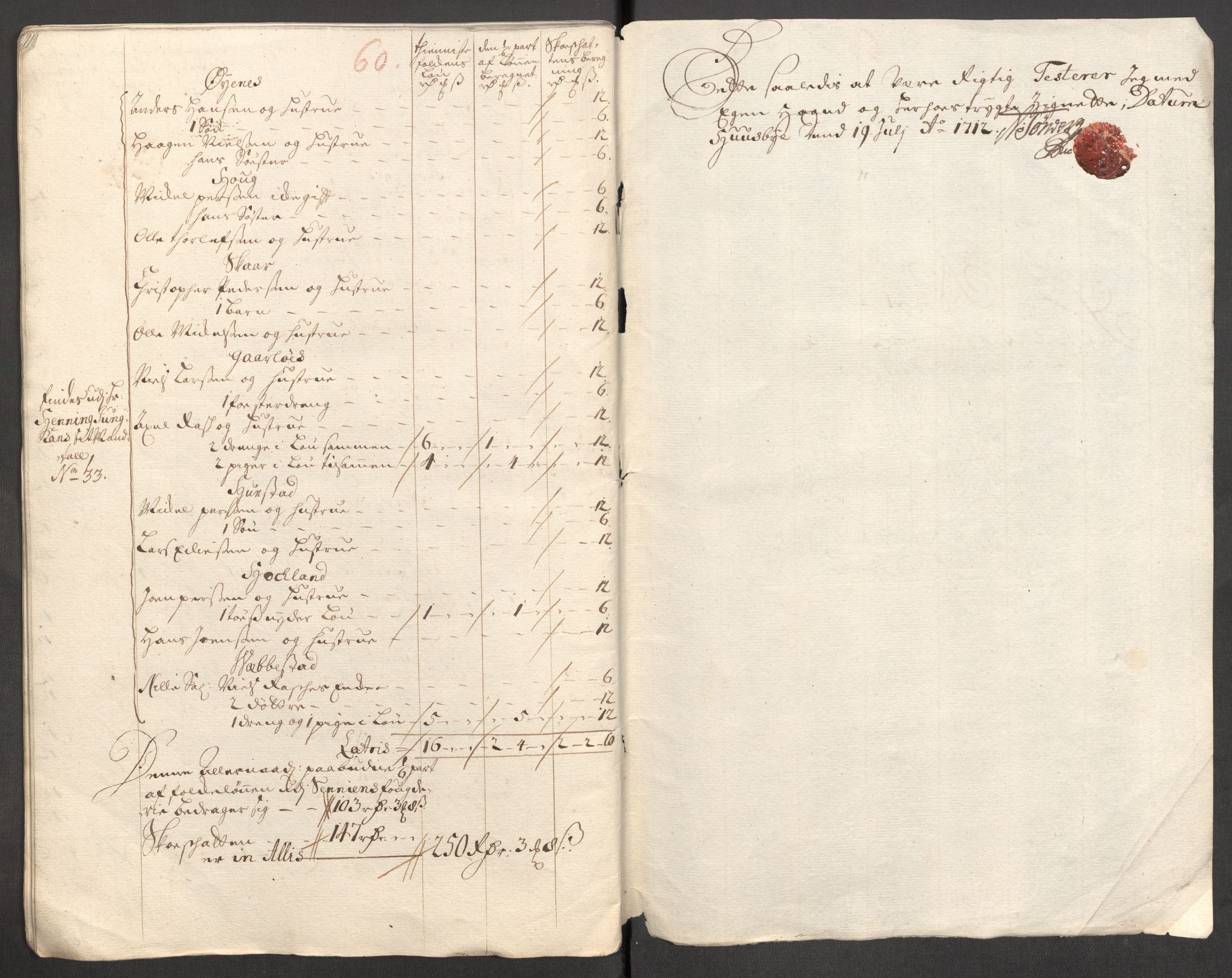 Rentekammeret inntil 1814, Reviderte regnskaper, Fogderegnskap, AV/RA-EA-4092/R68/L4758: Fogderegnskap Senja og Troms, 1711-1712, p. 160