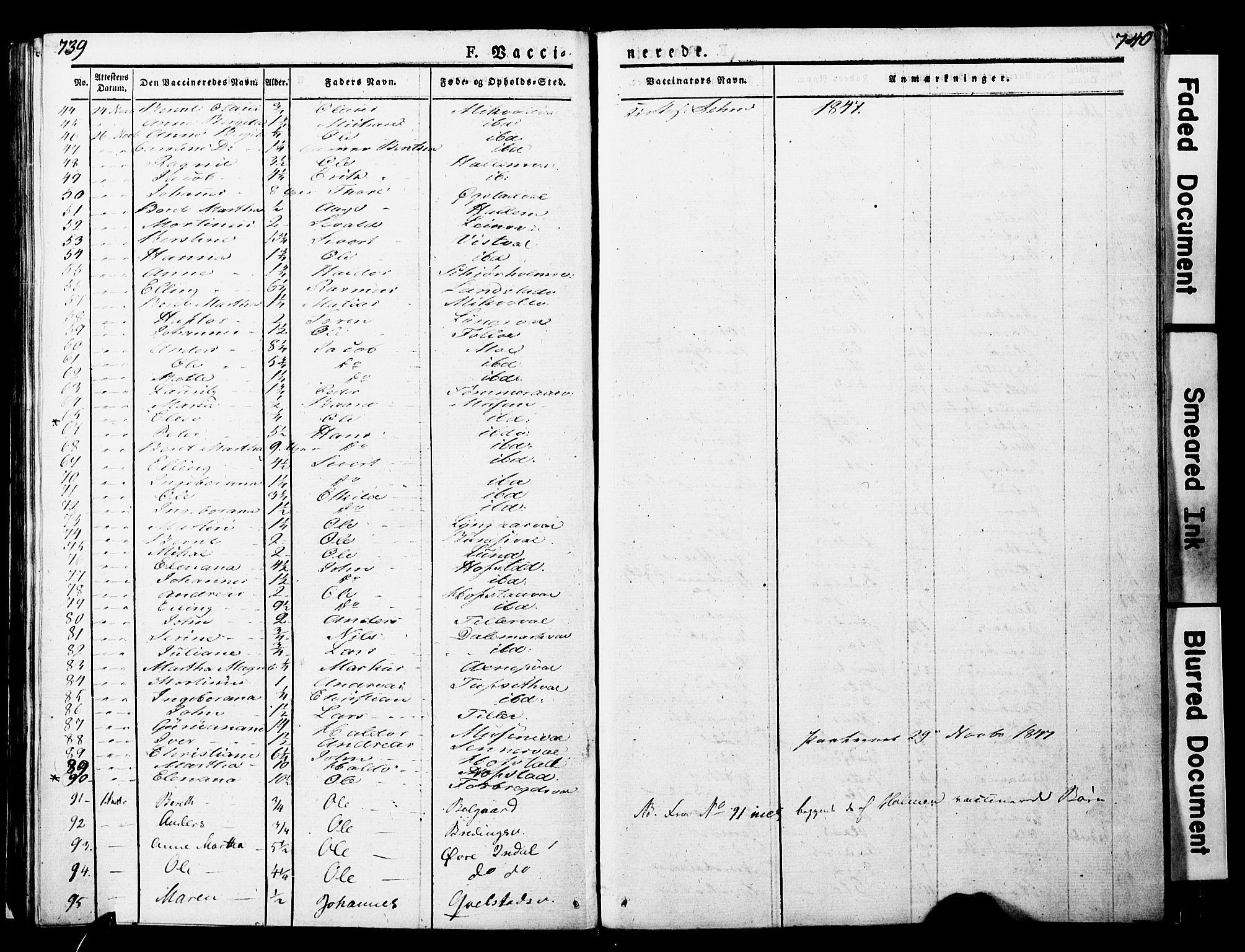 Ministerialprotokoller, klokkerbøker og fødselsregistre - Nord-Trøndelag, AV/SAT-A-1458/723/L0243: Parish register (official) no. 723A12, 1822-1851, p. 739-740