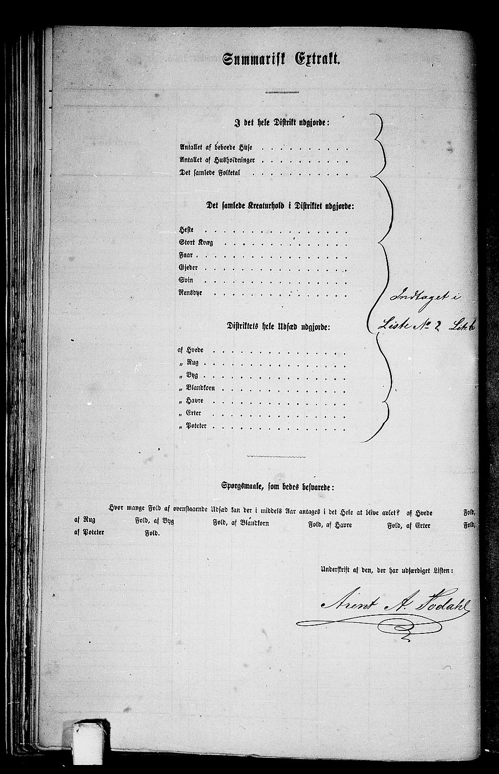 RA, 1865 census for Aure, 1865, p. 41