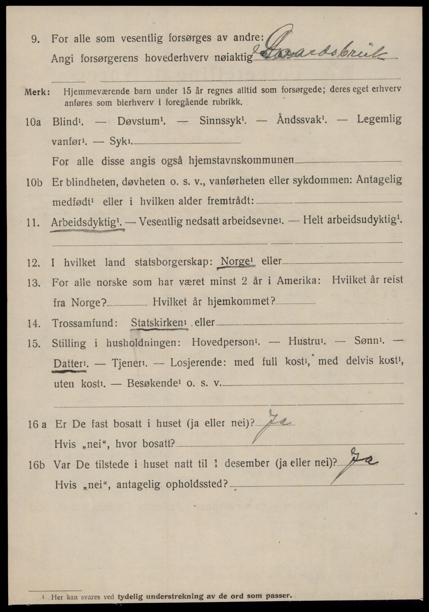 SAT, 1920 census for Åsskard, 1920, p. 1562