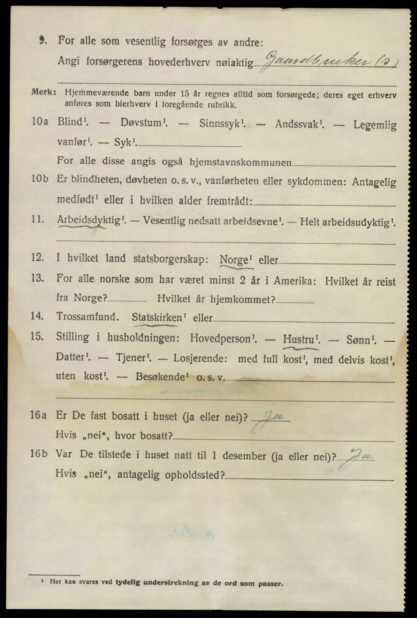 SAKO, 1920 census for Brunlanes, 1920, p. 8350