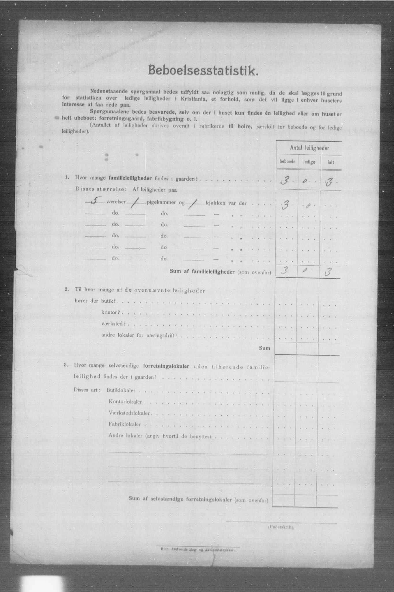 OBA, Municipal Census 1904 for Kristiania, 1904, p. 24076