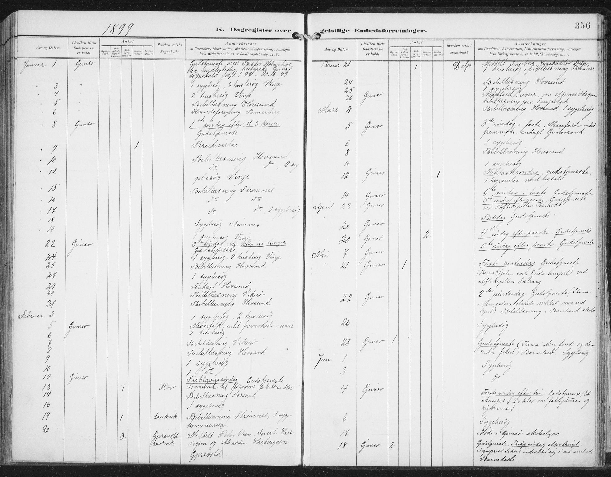 Ministerialprotokoller, klokkerbøker og fødselsregistre - Nordland, AV/SAT-A-1459/876/L1098: Parish register (official) no. 876A04, 1896-1915, p. 356