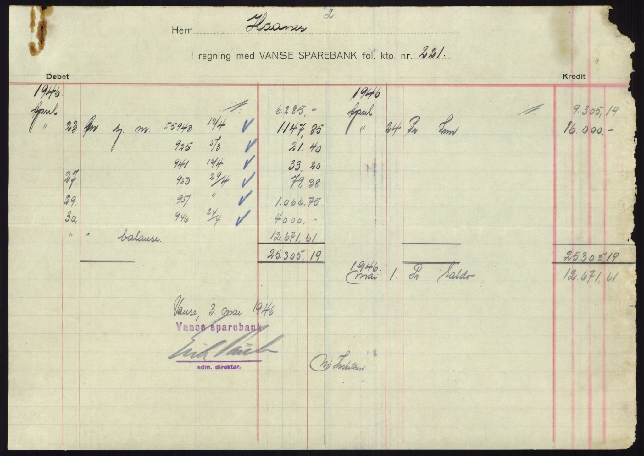 Forsvarsdepartementet, 10. kontor / Oppgjørskontoret, AV/RA-RAFA-1225/D/Db/L0180: Lista oppgjørskontor, 1942-1952, p. 2099
