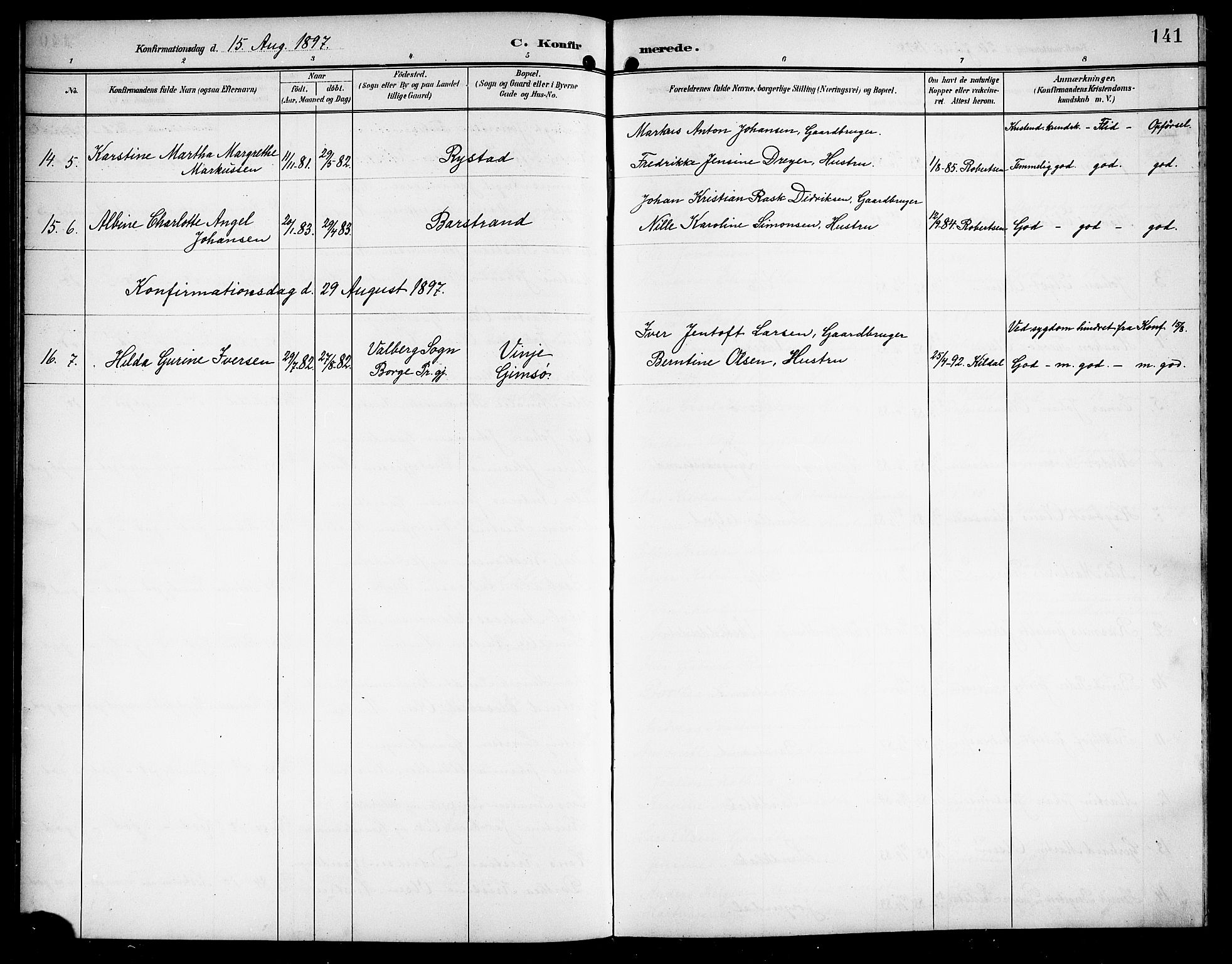 Ministerialprotokoller, klokkerbøker og fødselsregistre - Nordland, AV/SAT-A-1459/876/L1105: Parish register (copy) no. 876C04, 1896-1914, p. 141