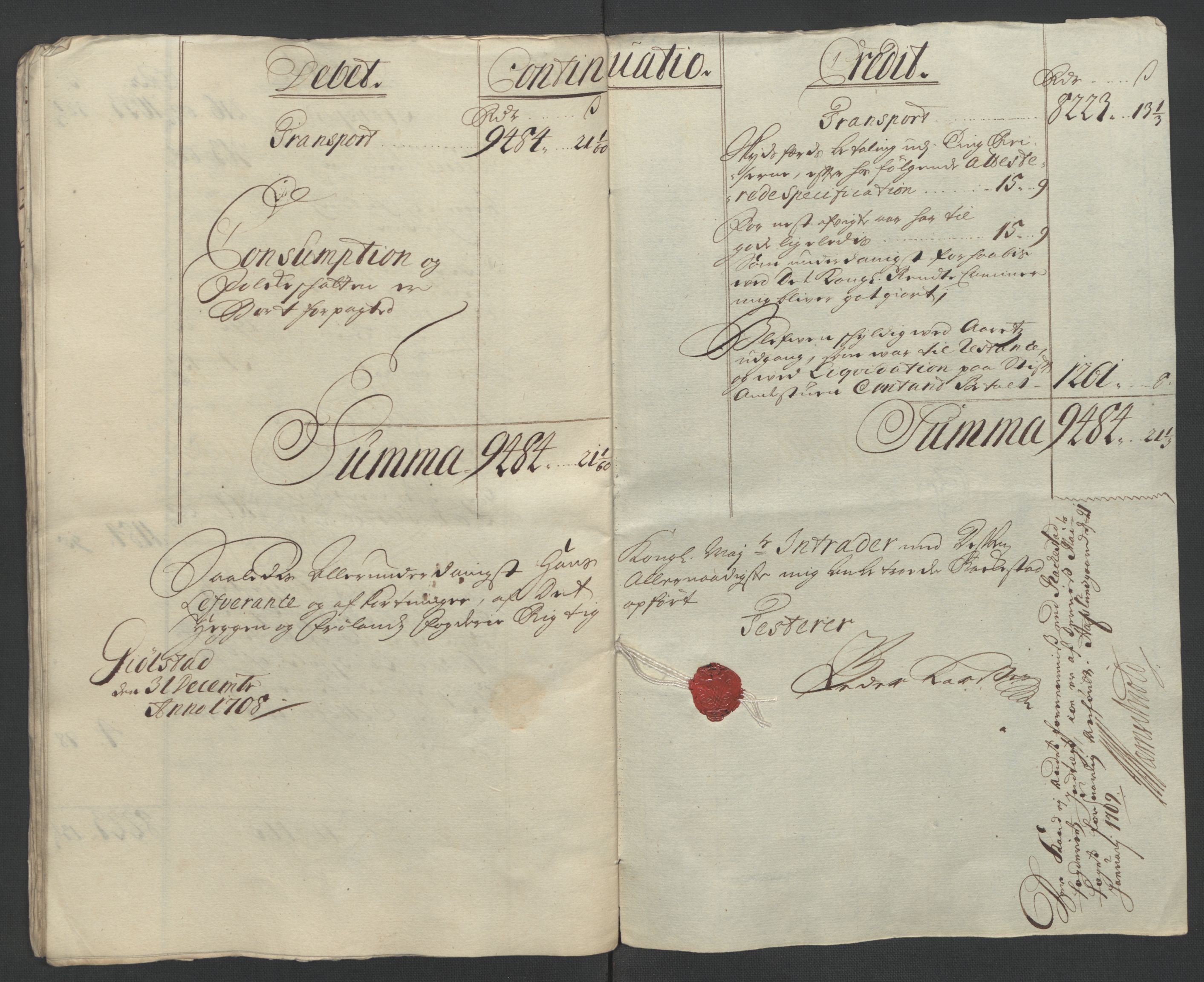 Rentekammeret inntil 1814, Reviderte regnskaper, Fogderegnskap, AV/RA-EA-4092/R07/L0300: Fogderegnskap Rakkestad, Heggen og Frøland, 1708, p. 35