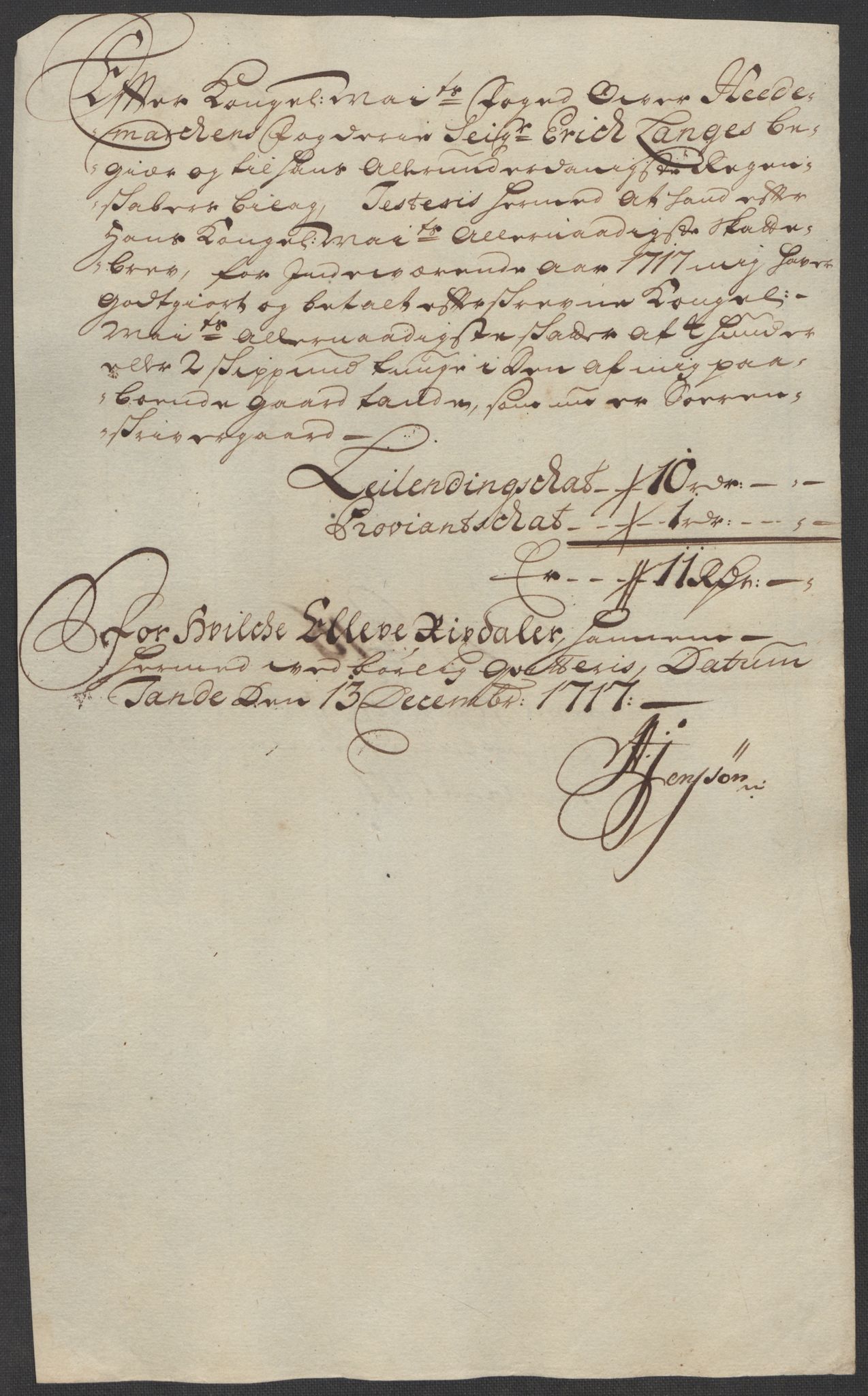 Rentekammeret inntil 1814, Reviderte regnskaper, Fogderegnskap, RA/EA-4092/R16/L1056: Fogderegnskap Hedmark, 1717, p. 323