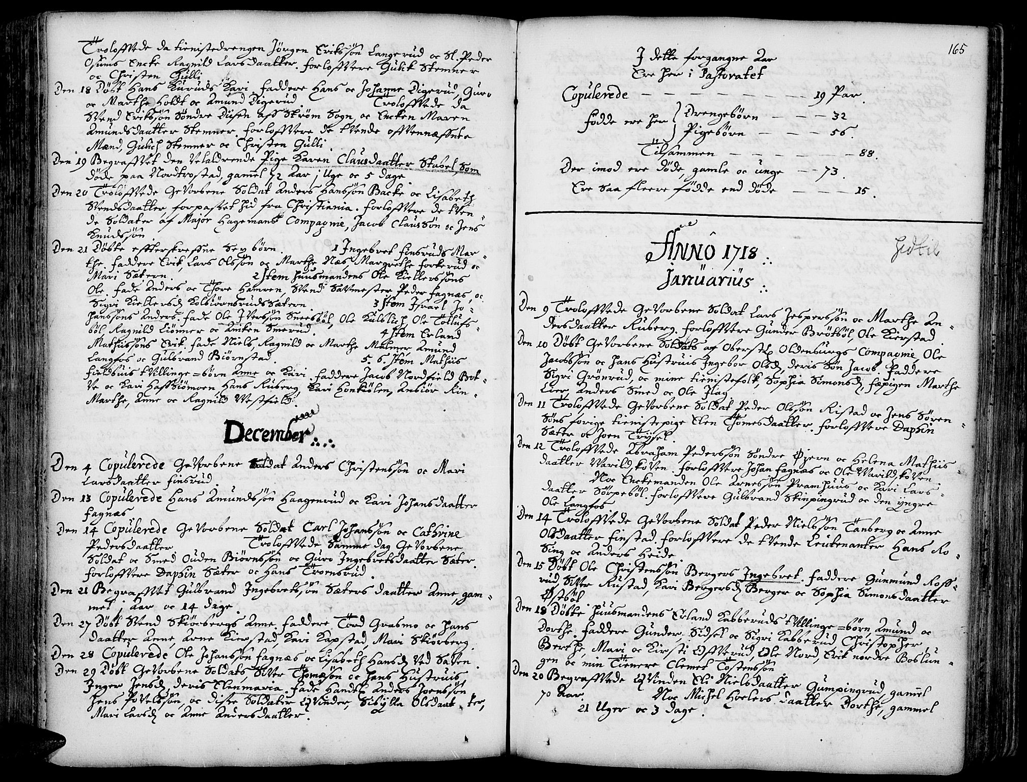 Vinger prestekontor, AV/SAH-PREST-024/H/Ha/Haa/L0001: Parish register (official) no. 1, 1689-1729, p. 165