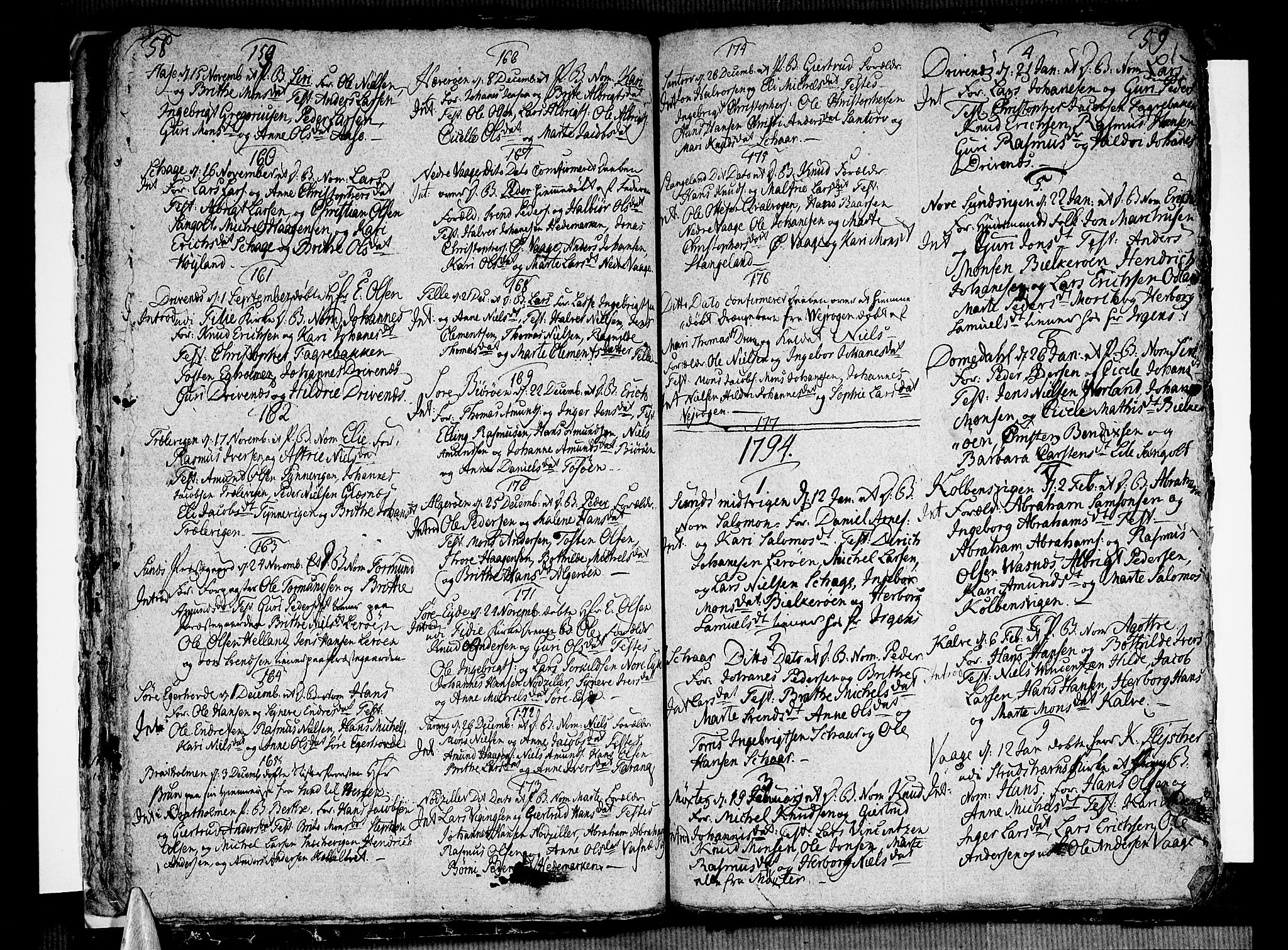 Sund sokneprestembete, SAB/A-99930: Parish register (official) no. A 6, 1787-1798, p. 58-59