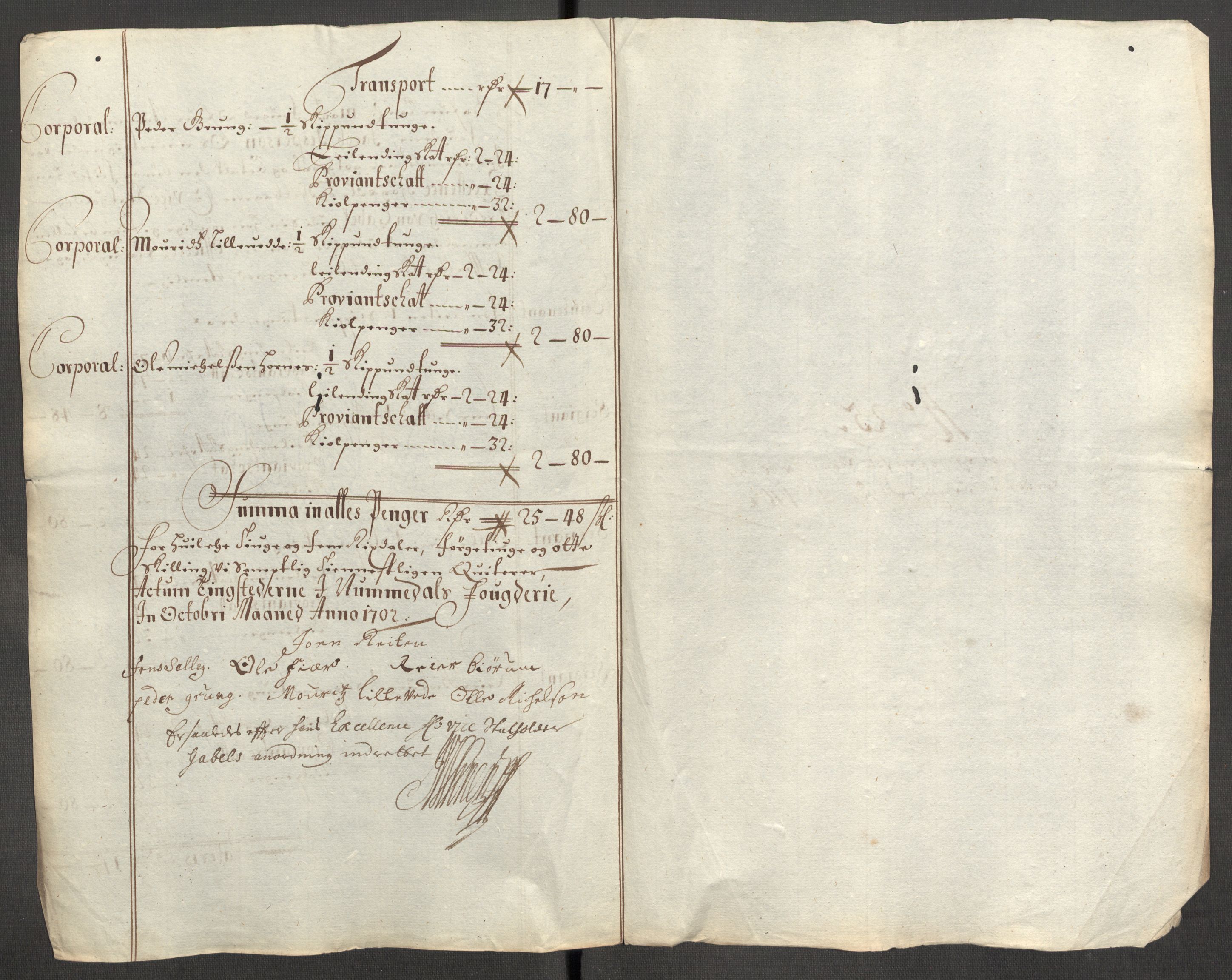 Rentekammeret inntil 1814, Reviderte regnskaper, Fogderegnskap, RA/EA-4092/R64/L4427: Fogderegnskap Namdal, 1701-1702, p. 383