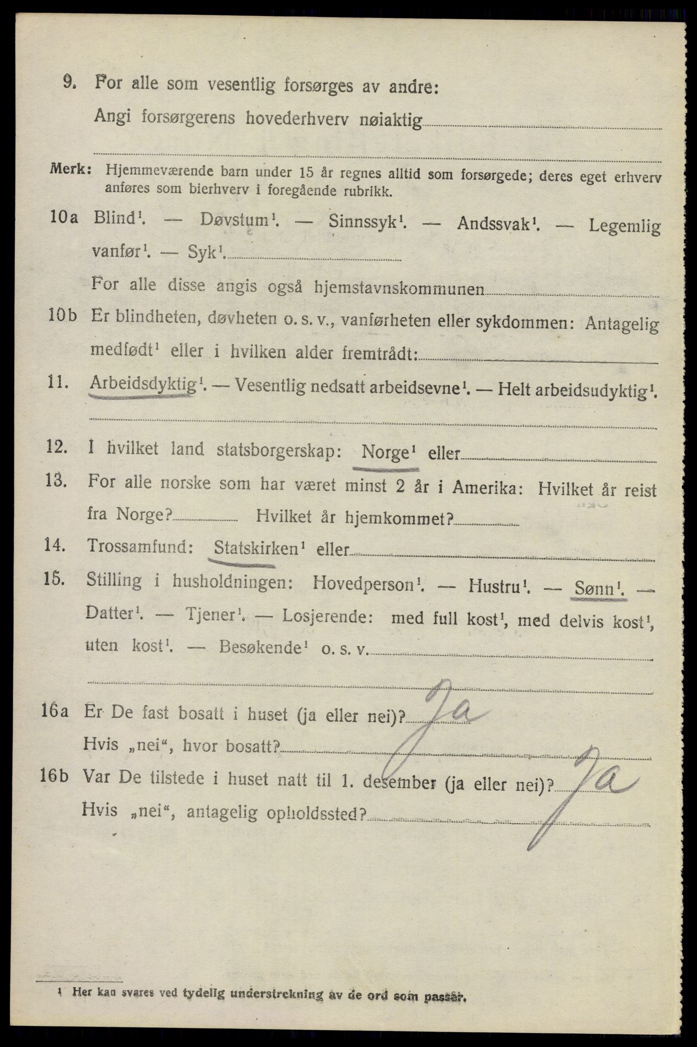 SAO, 1920 census for Fet, 1920, p. 3375