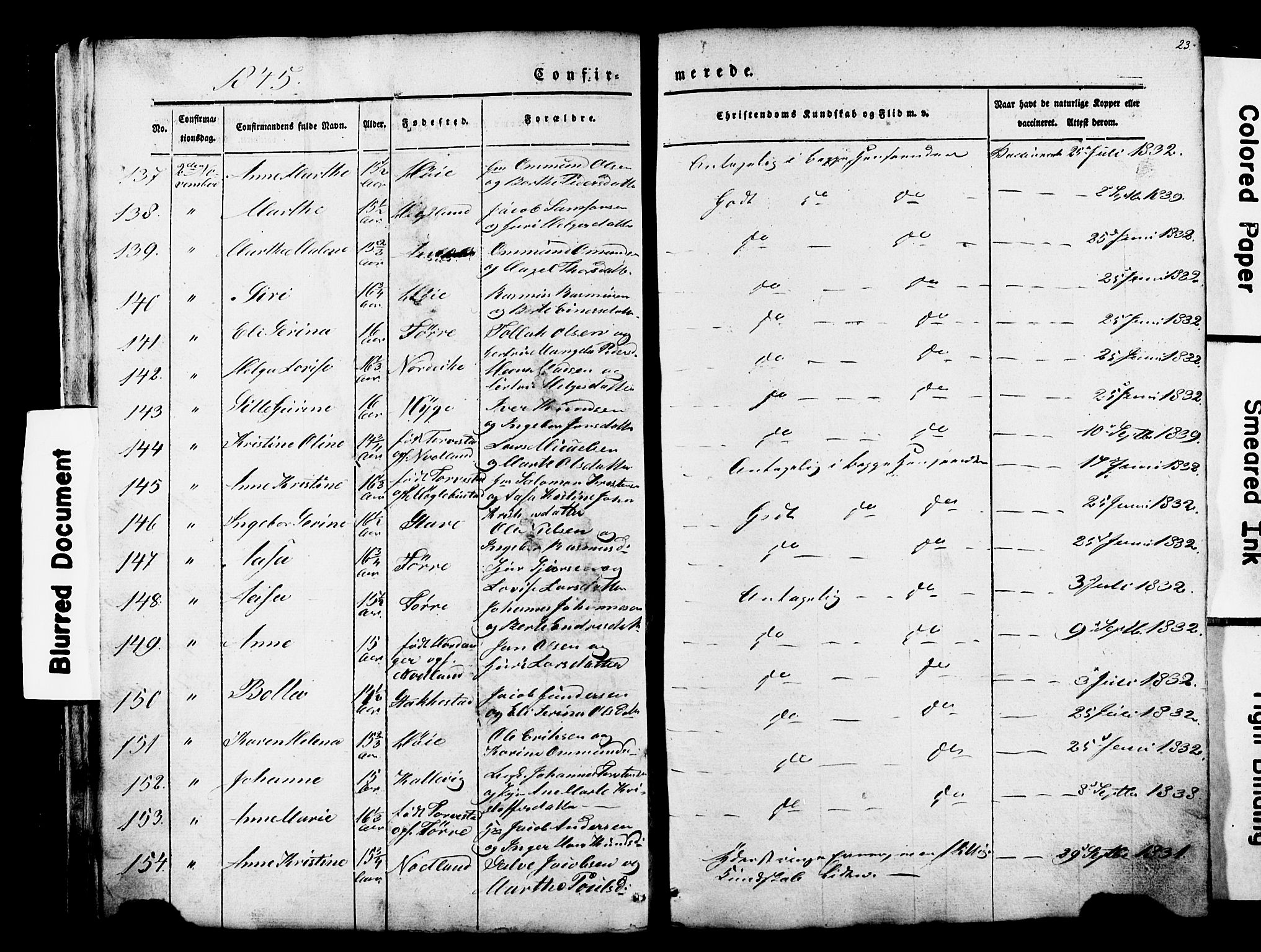 Avaldsnes sokneprestkontor, AV/SAST-A -101851/H/Ha/Haa/L0007: Parish register (official) no. A 7, 1841-1853, p. 23