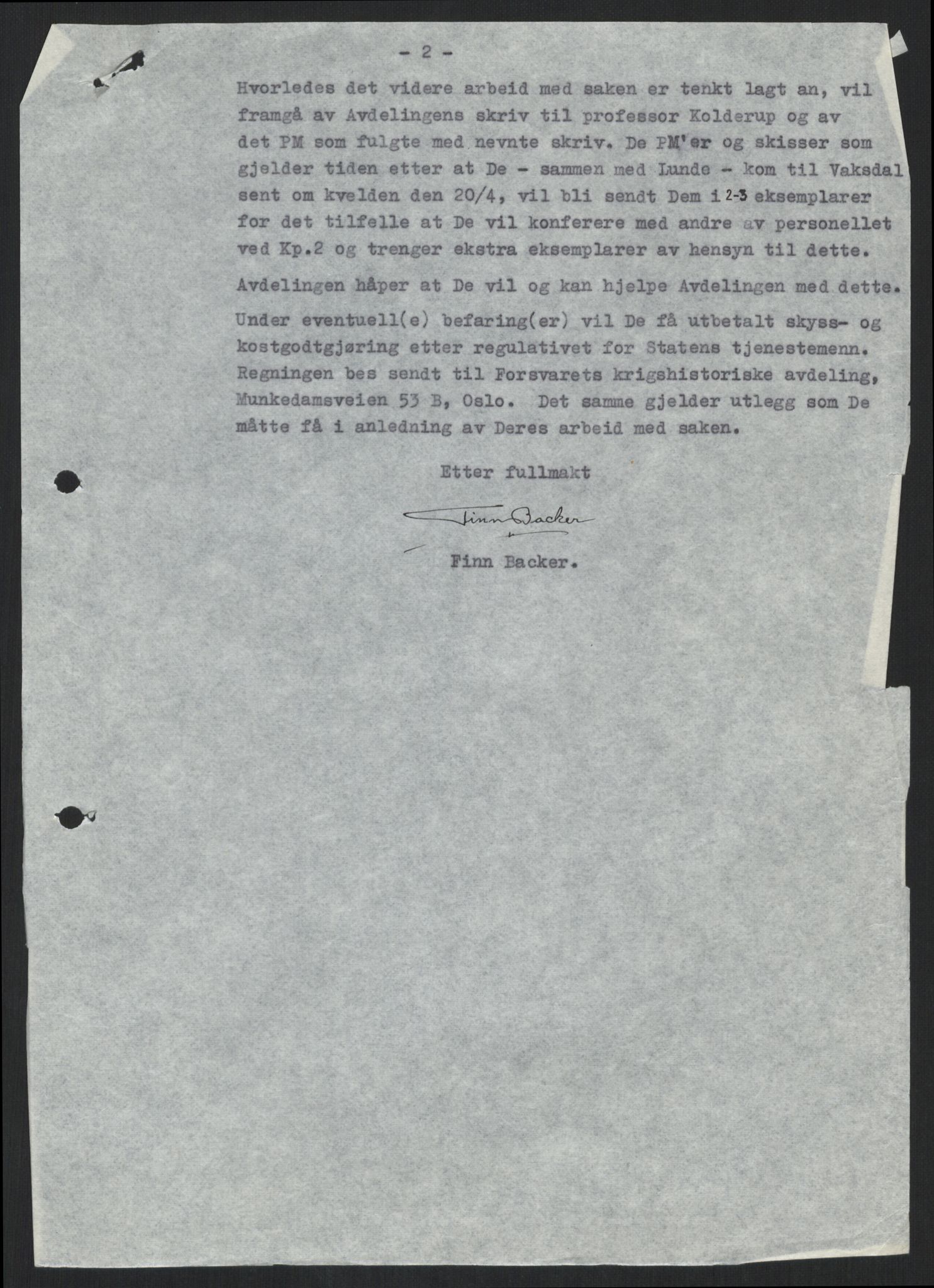 Forsvaret, Forsvarets krigshistoriske avdeling, AV/RA-RAFA-2017/Y/Yb/L0100: II-C-11-401-402  -  4. Divisjon., 1940-1962, p. 554