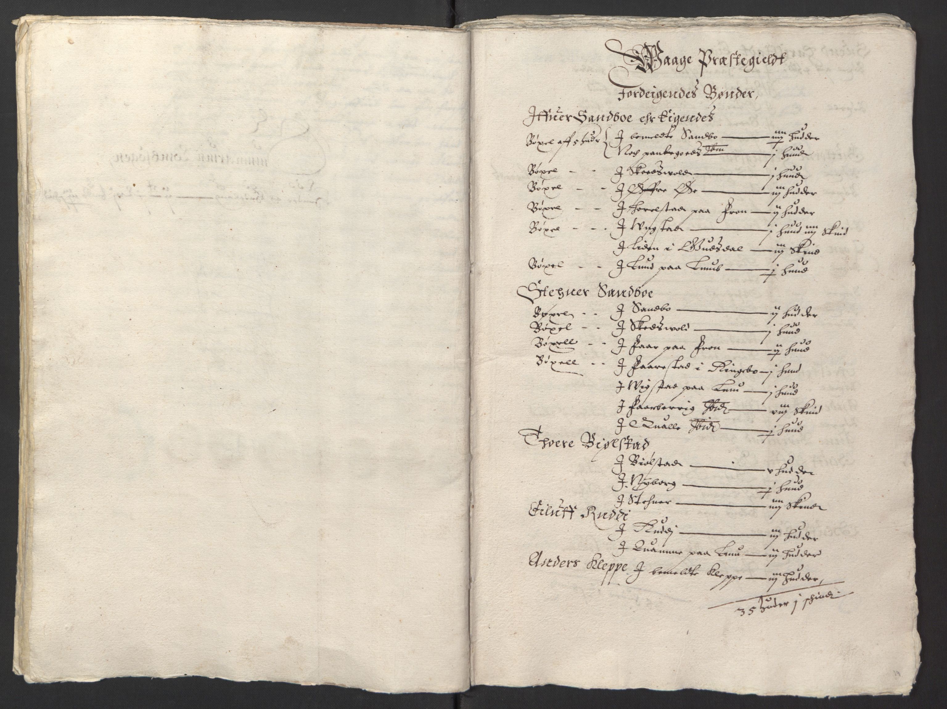 Stattholderembetet 1572-1771, AV/RA-EA-2870/Ek/L0008/0002: Jordebøker til utlikning av rosstjeneste 1624-1626: / Odelsjordebøker for Akershus len, 1624-1626, p. 181