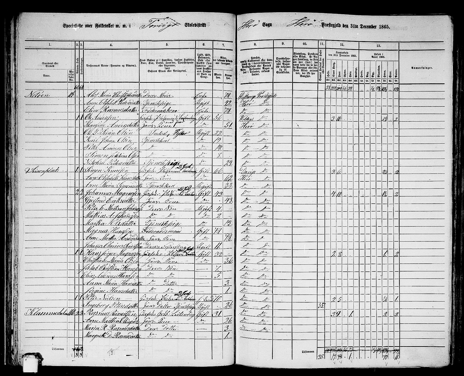 RA, 1865 census for Herøy, 1865, p. 50