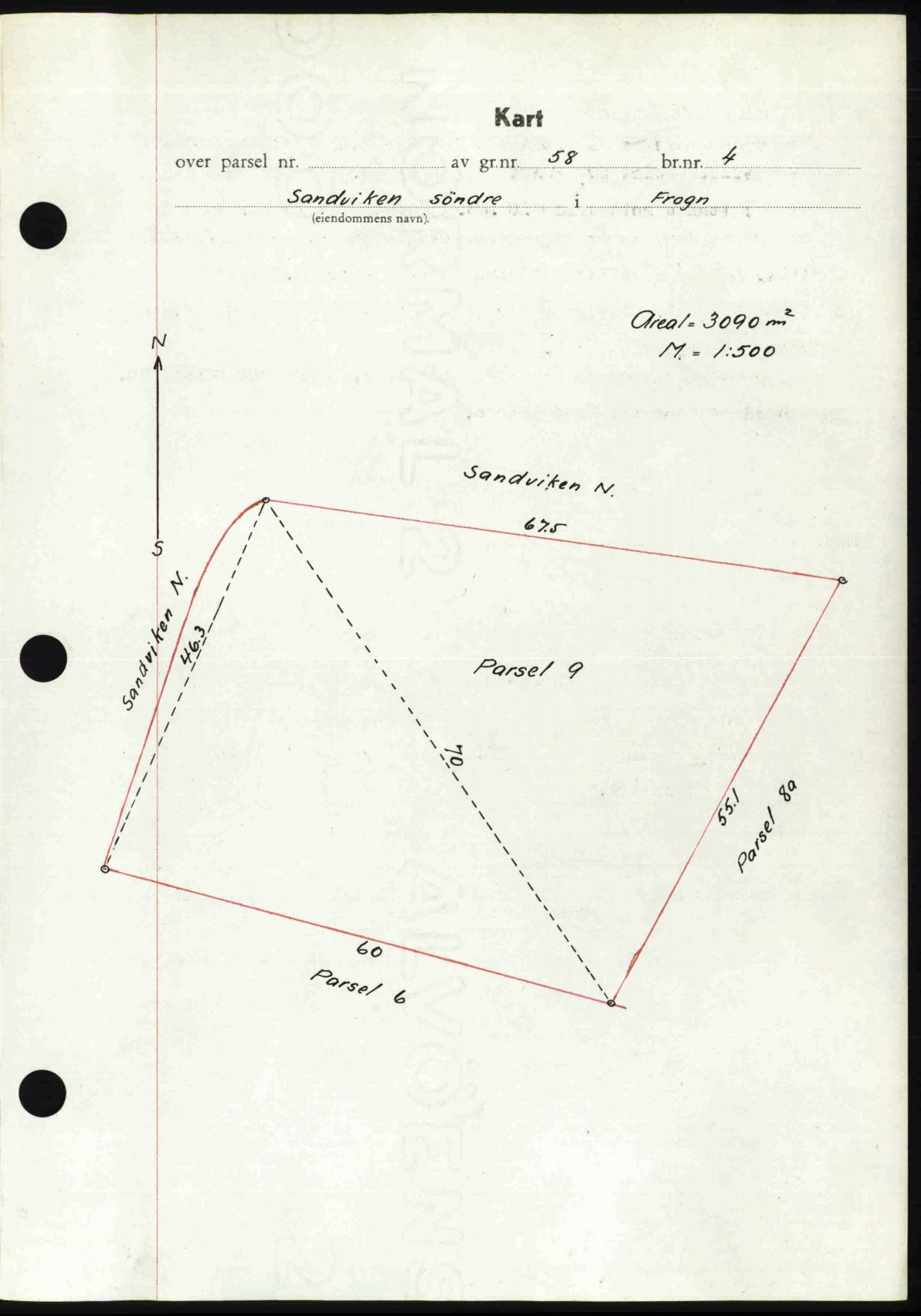 Follo sorenskriveri, SAO/A-10274/G/Ga/Gaa/L0085: Mortgage book no. I 85, 1948-1948, Diary no: : 4517/1948