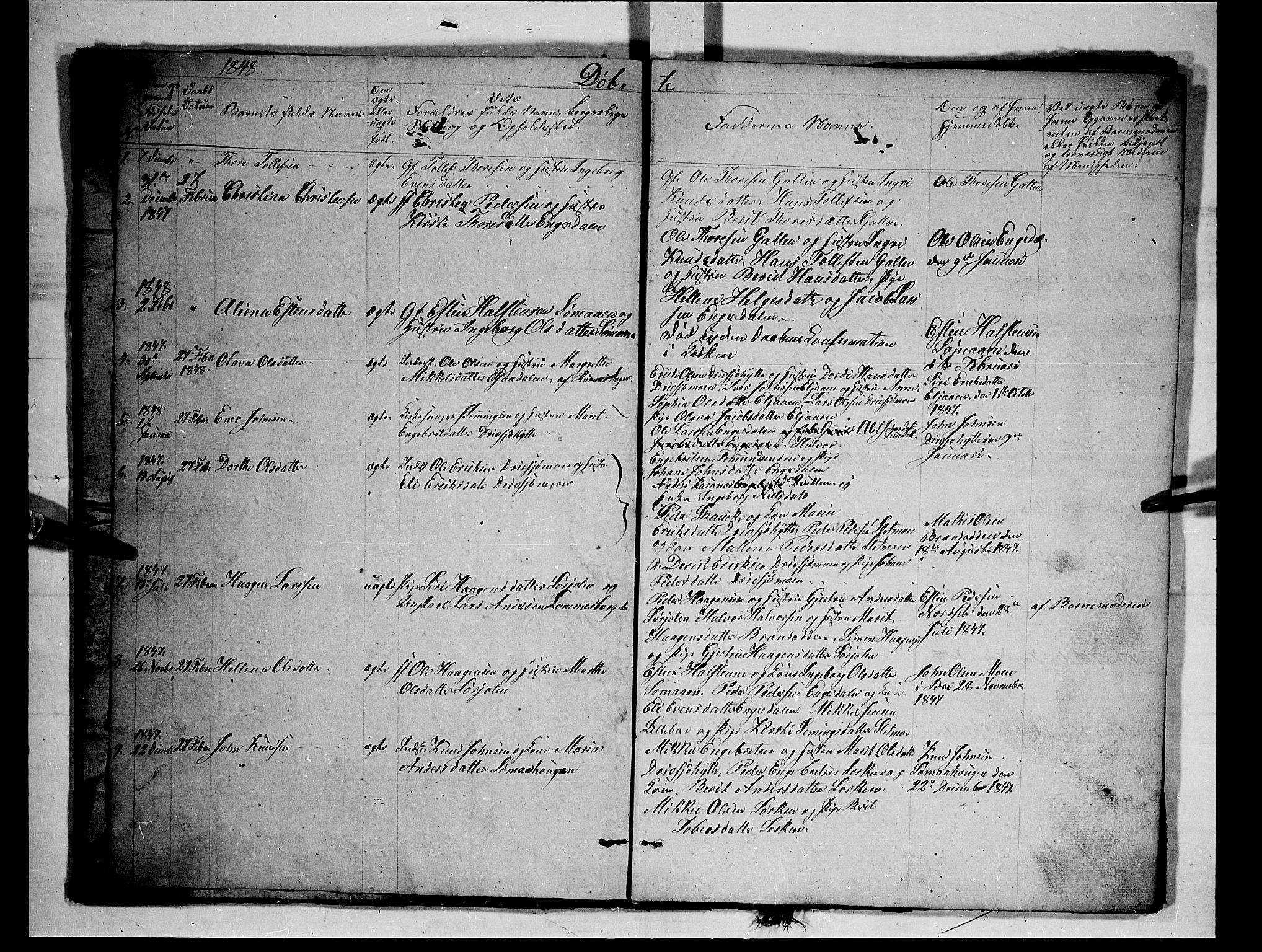 Rendalen prestekontor, SAH/PREST-054/H/Ha/Hab/L0001: Parish register (copy) no. 1, 1847-1857, p. 2