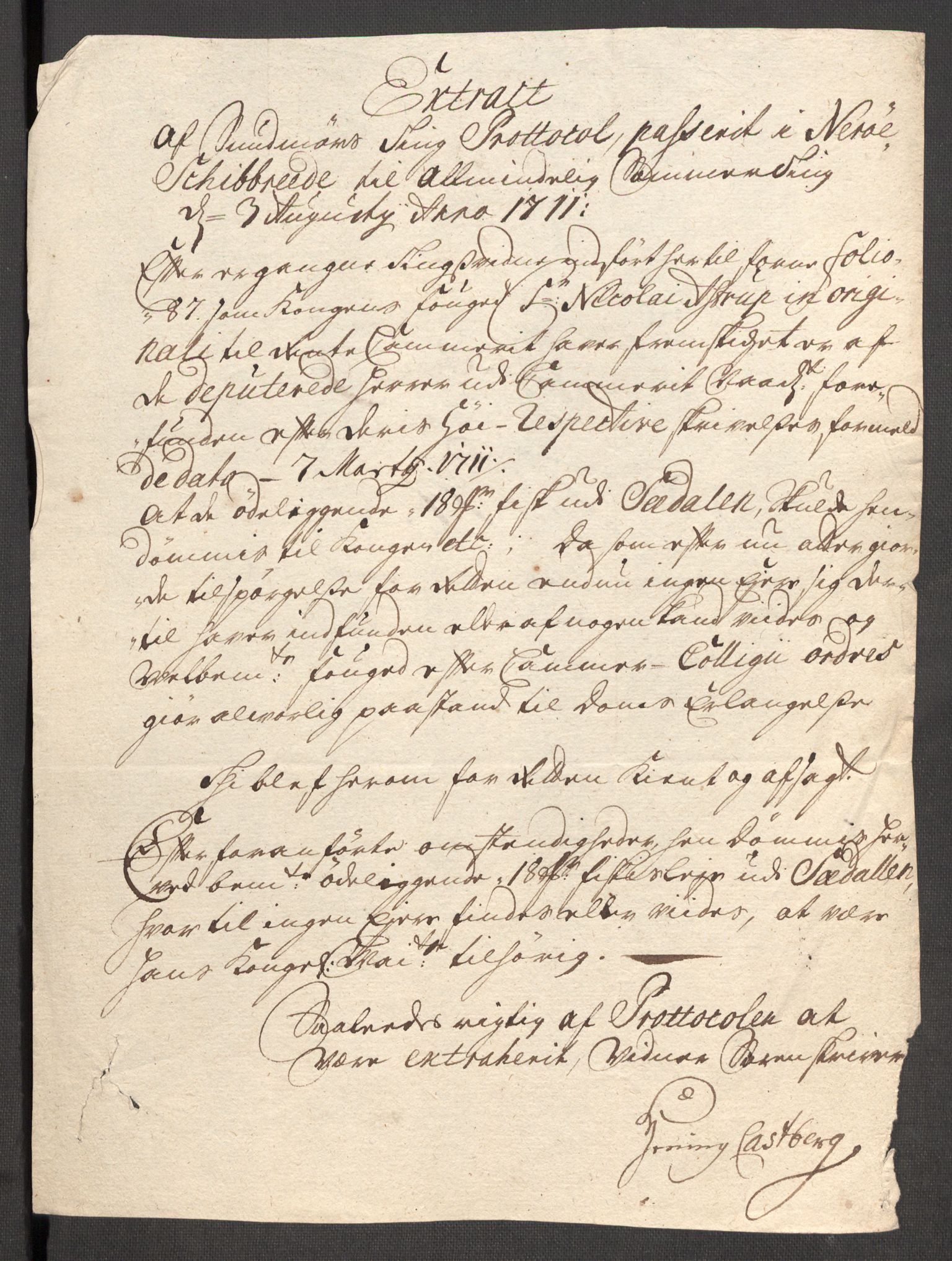 Rentekammeret inntil 1814, Reviderte regnskaper, Fogderegnskap, AV/RA-EA-4092/R54/L3564: Fogderegnskap Sunnmøre, 1711, p. 502