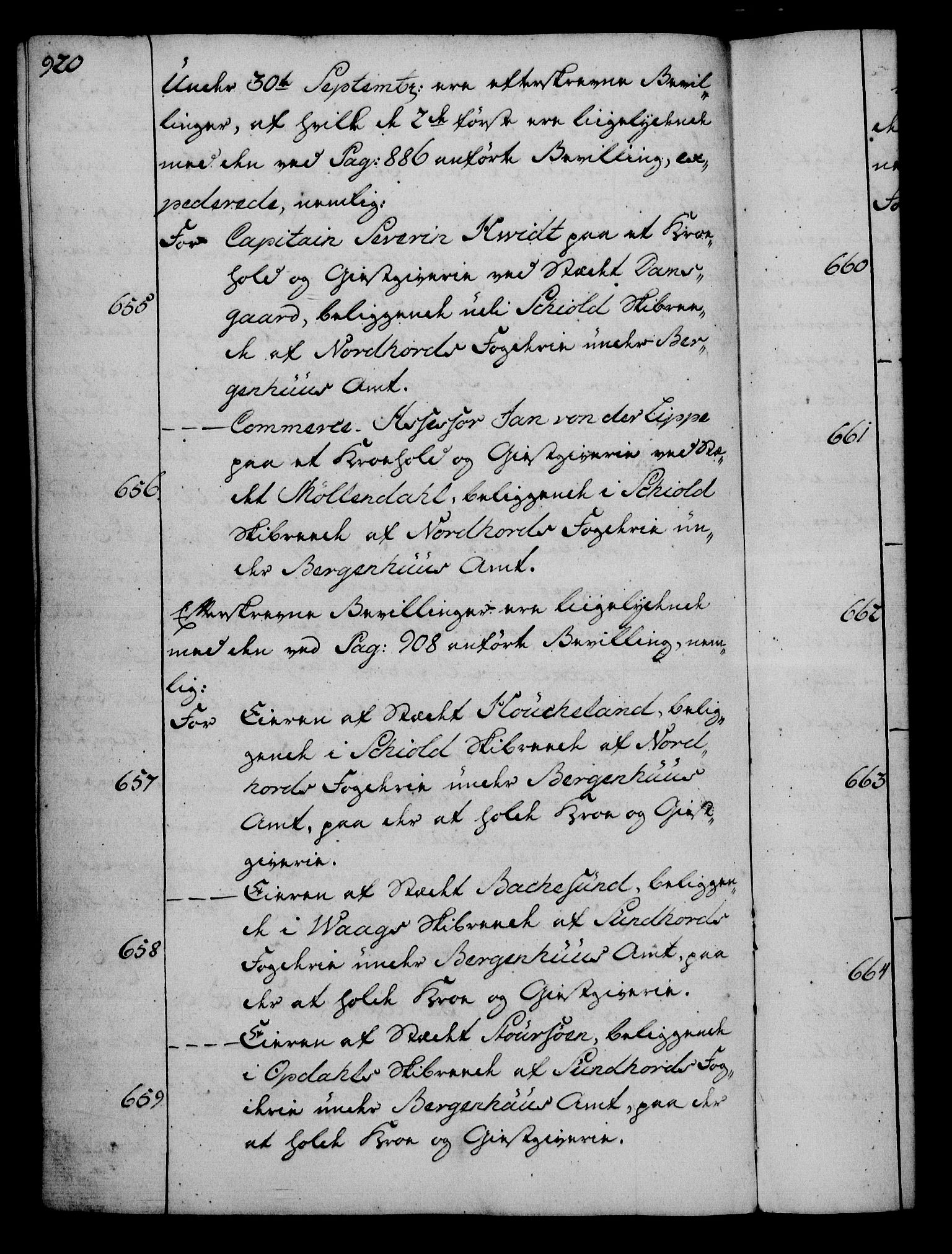 Rentekammeret, Kammerkanselliet, RA/EA-3111/G/Gg/Gga/L0006: Norsk ekspedisjonsprotokoll med register (merket RK 53.6), 1749-1759, p. 920