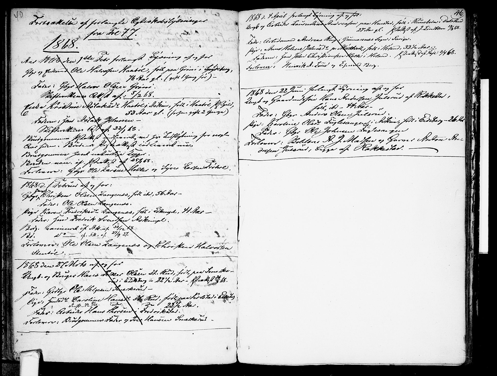 Askim prestekontor Kirkebøker, SAO/A-10900/F/Fa/L0003: Parish register (official) no. 3, 1790-1816, p. 40